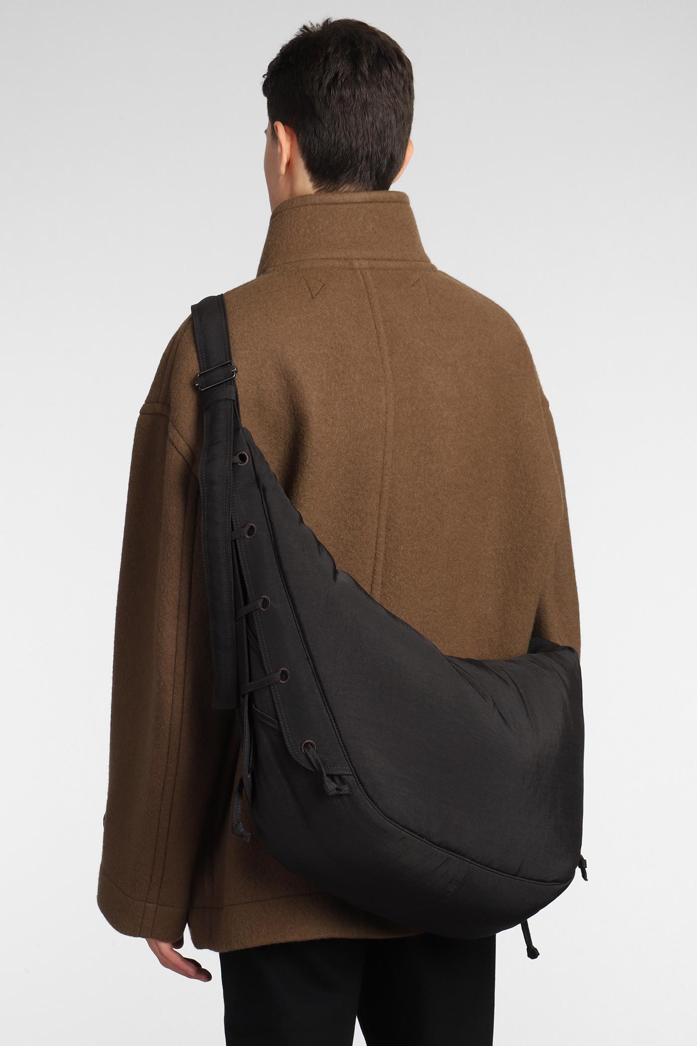 Lemaire Soft Game Bag Shoulder Bag In Brown Nylon in Black | Lyst