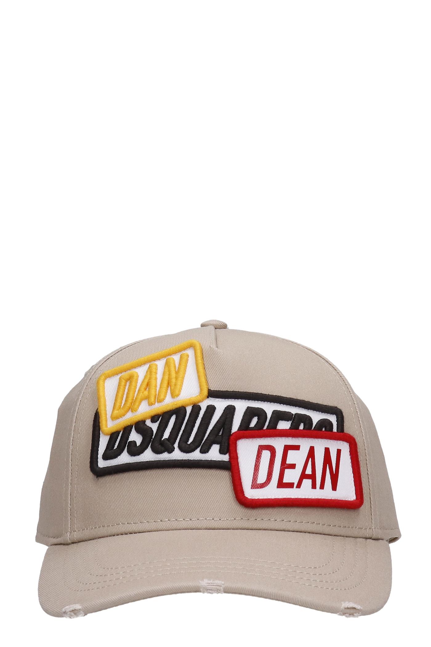 beige dsquared cap