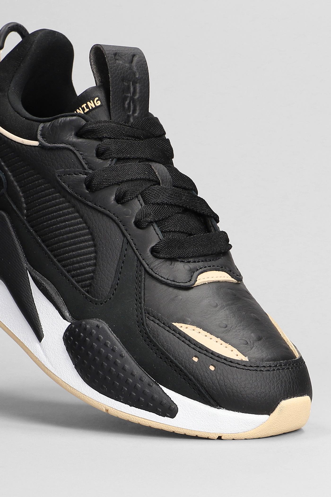 PUMA Rs-x Sneakers In Black Leather in Gray | Lyst
