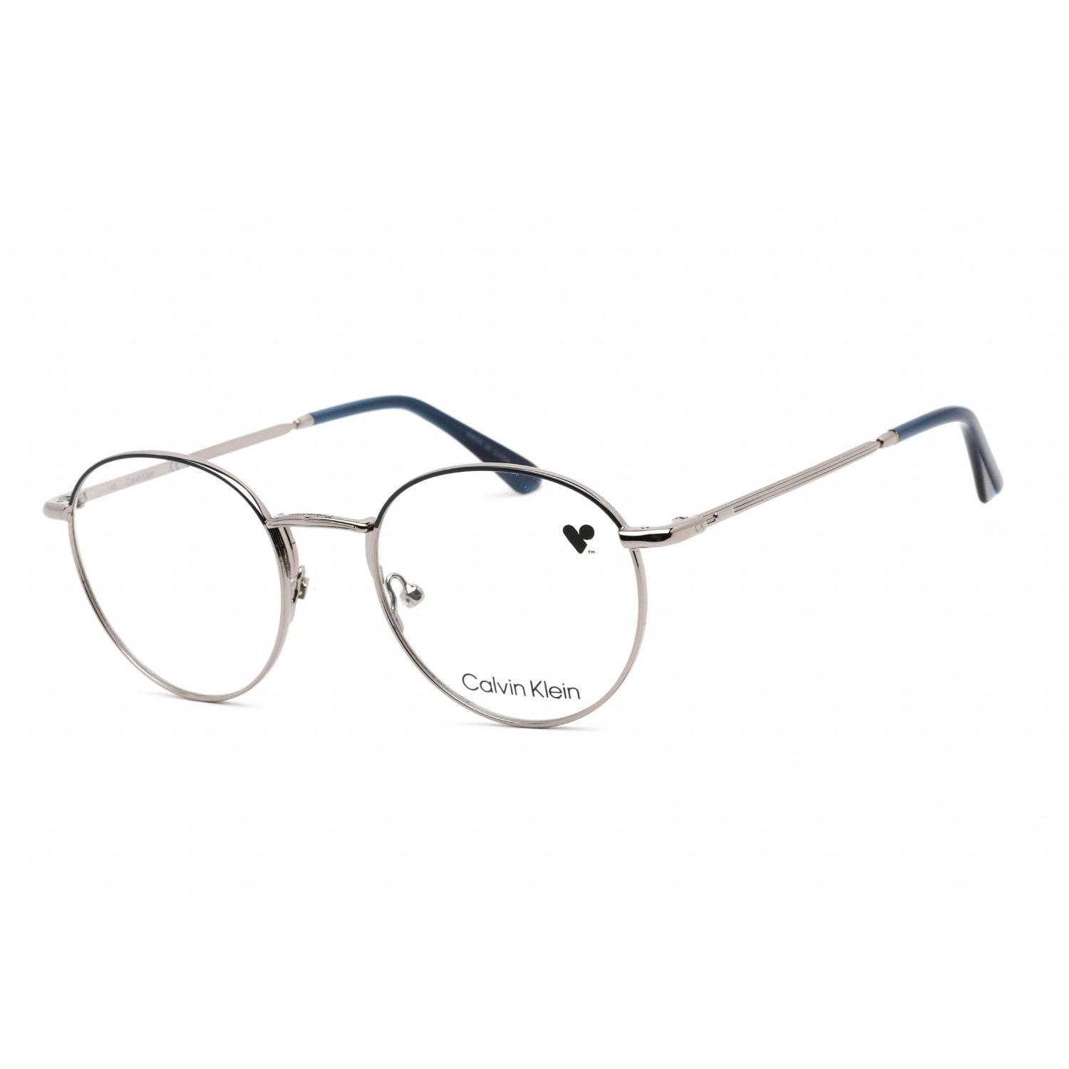 Calvin Klein Ck21123 Eyeglasses Blue / Clear Lens in Metallic | Lyst