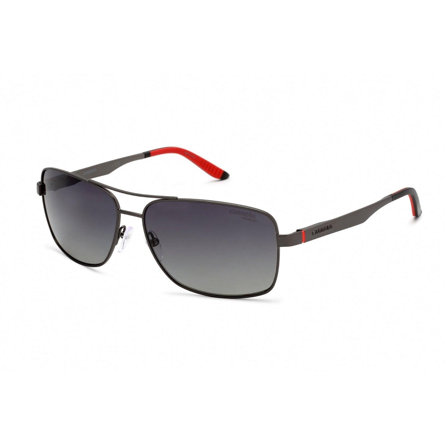 Carrera 8014/s Sunglasses Semi Matte Dark Ruthenium (wj Gray Sf Pz Lens ...