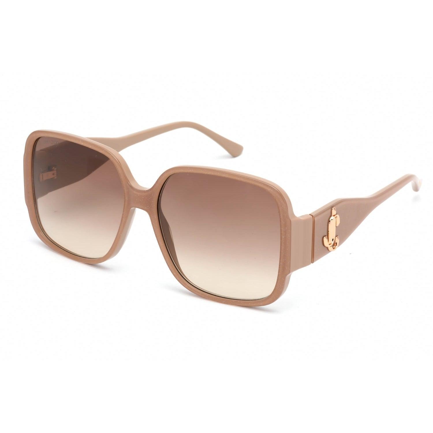 Jimmy Choo Tara/s Sunglasses Nude Glitter / Brown Gradient Lyst UK