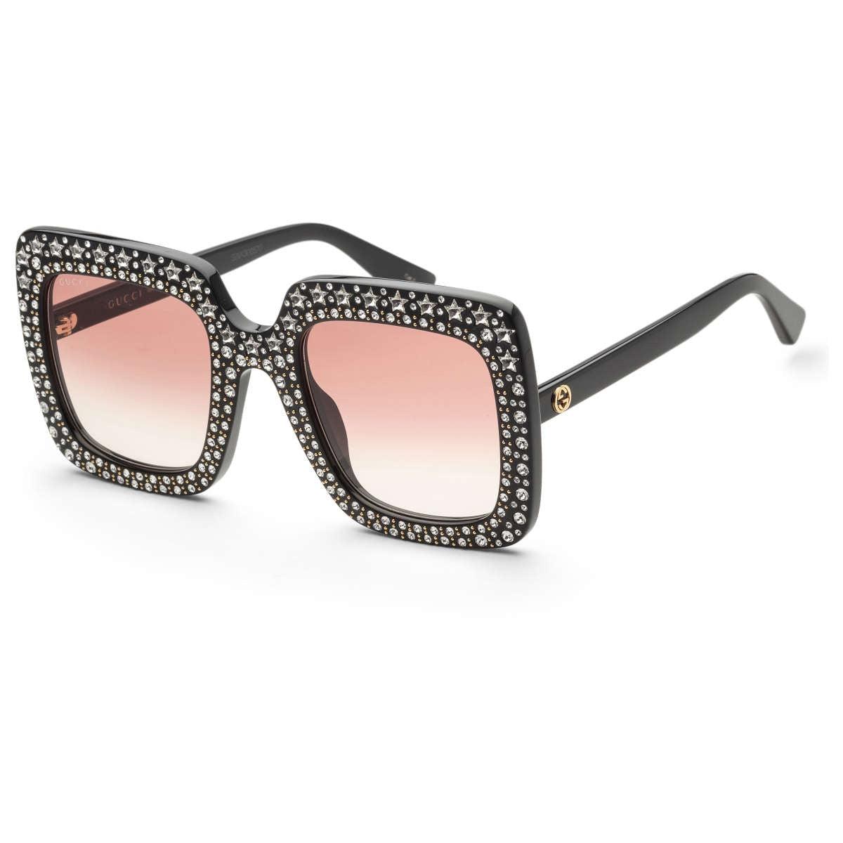 Gucci Square-frame Acetate Sunglasses GG0148S-005 in Pink