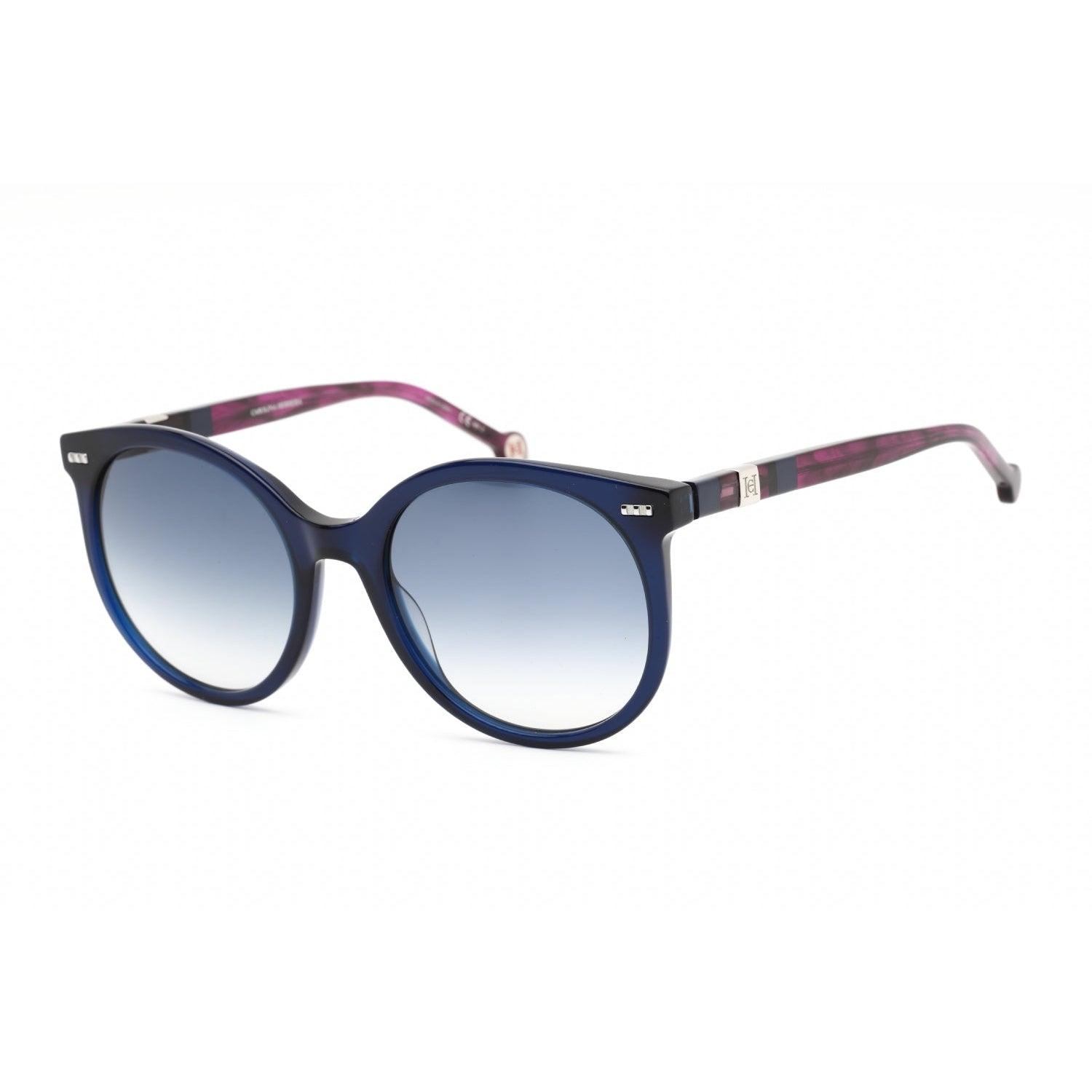 Carolina Herrera Ch 0046/s Sunglasses Transparent Dark Blue / Gradient ...