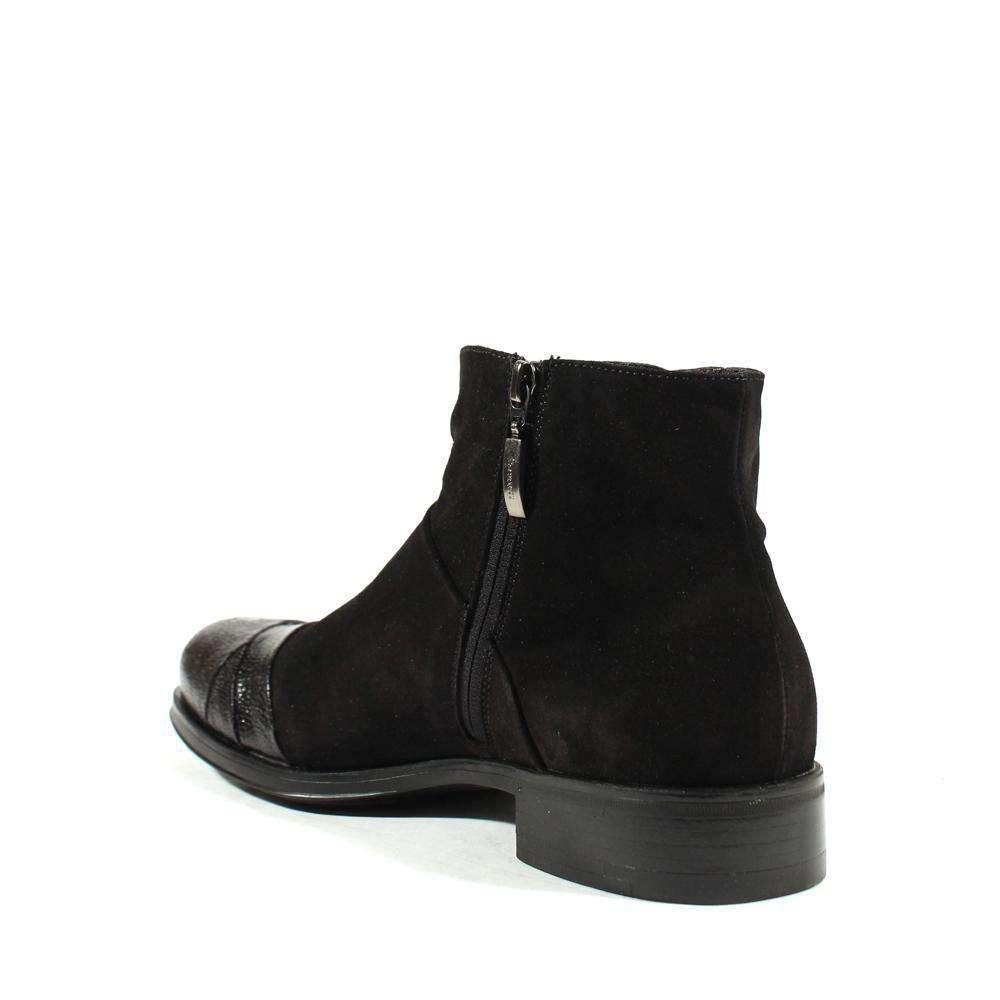 Cesare Paciotti Luxury Italian Designer Shoes Struzzo Vit Cam Suede /  Lizard Claw Boots (cpm2565) in Black for Men | Lyst