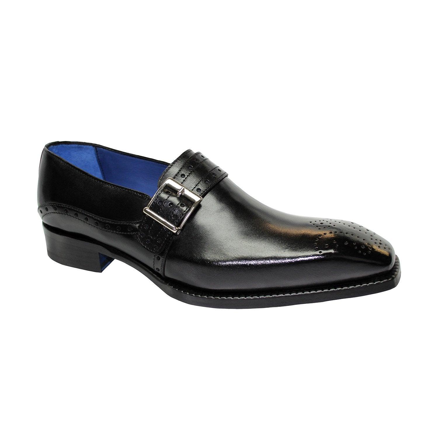 Emilio Franco Elio Shoes Calf-skin Leather Monk-strap Loafers (ef3800 ...
