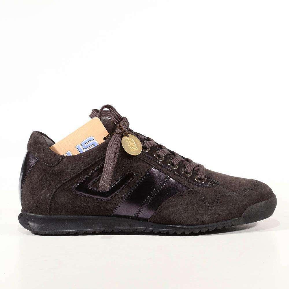 Cesare Paciotti Suede Luxury Italian Designer Shoes Cam Antra Specchio  Black Sneakers (cpm3007) in Gray for Men | Lyst
