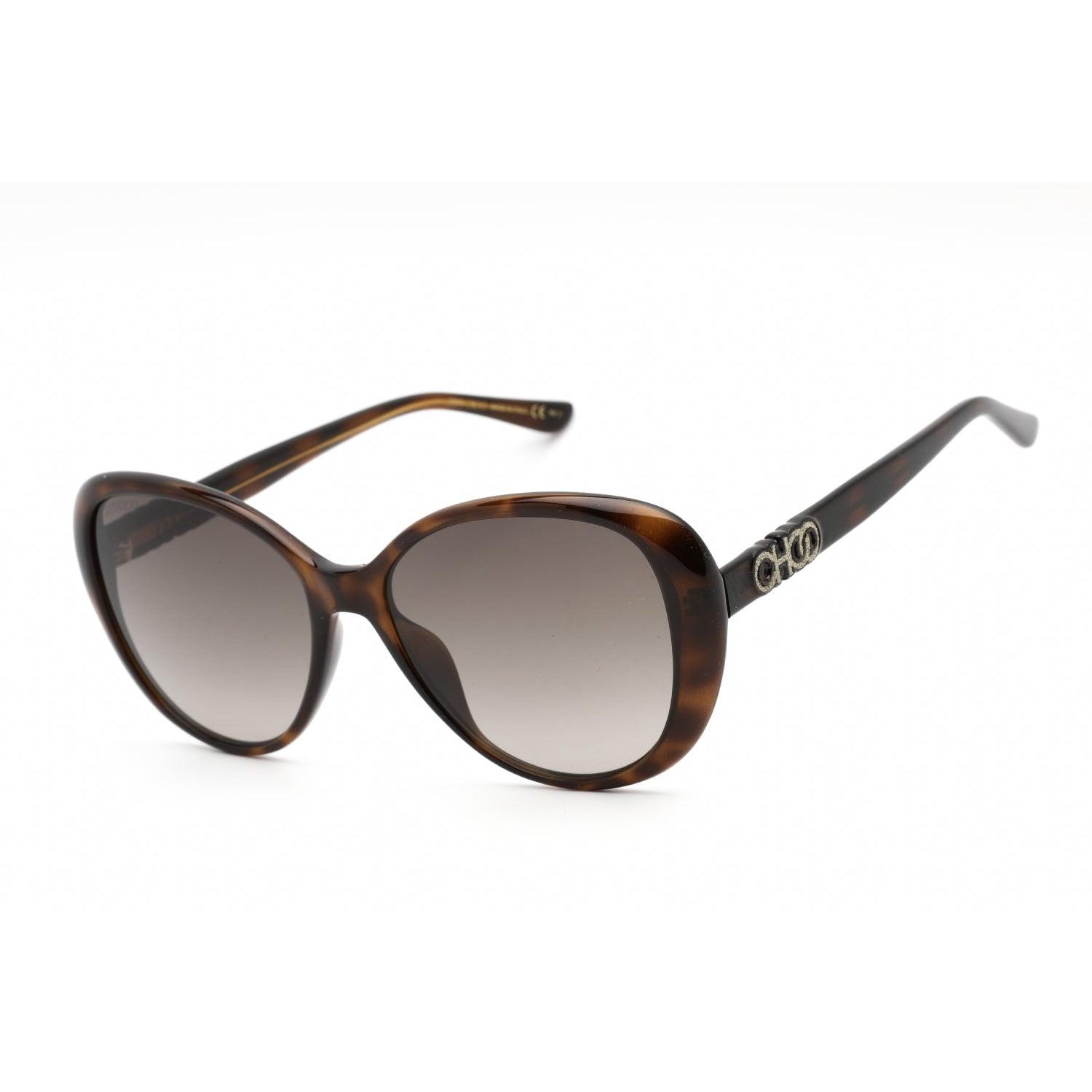 Jimmy Choo Amira/g/s Sunglasses Havana / Brown Gradient in Metallic Lyst