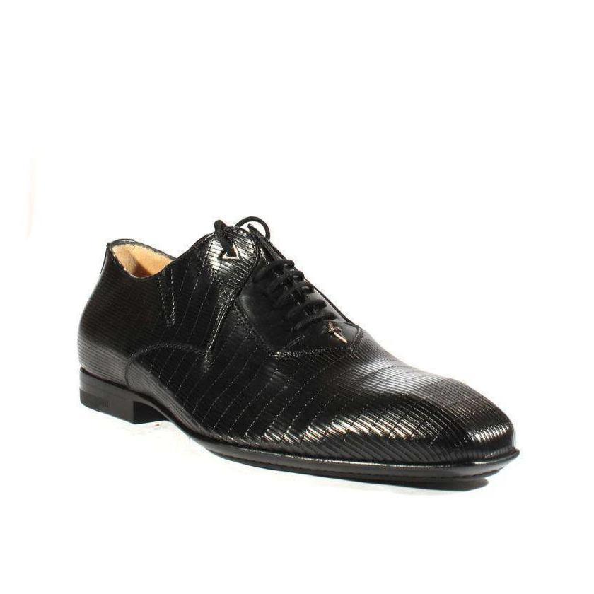 Cesare Paciotti Luxury Italian Men's Designer Shoes Black Woven Leather Loafers (CPM2365)