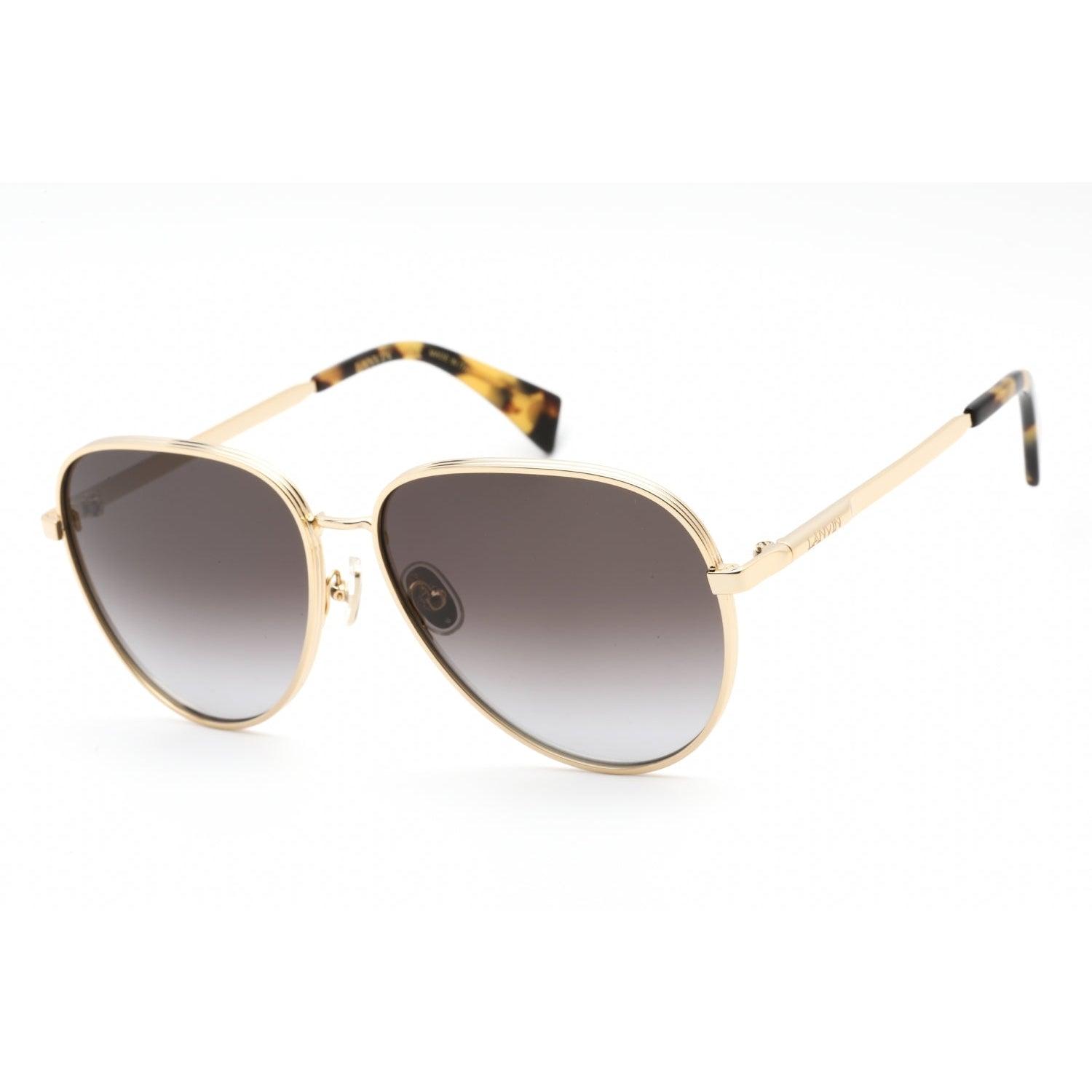 Lanvin Lnv107s Sunglasses Gold / Gradient Grey in Metallic for Men | Lyst