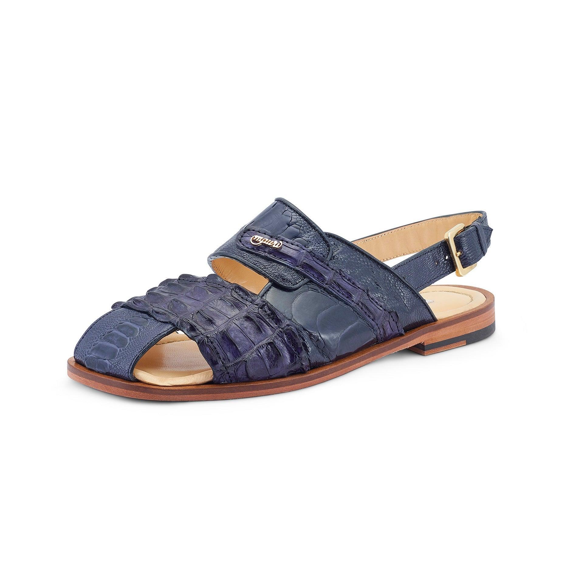 Mauri Bali 5171 Shoes Wonder Blue Exotic Ostrich / Hornback Casual Sandals  (ma5523) for Men | Lyst