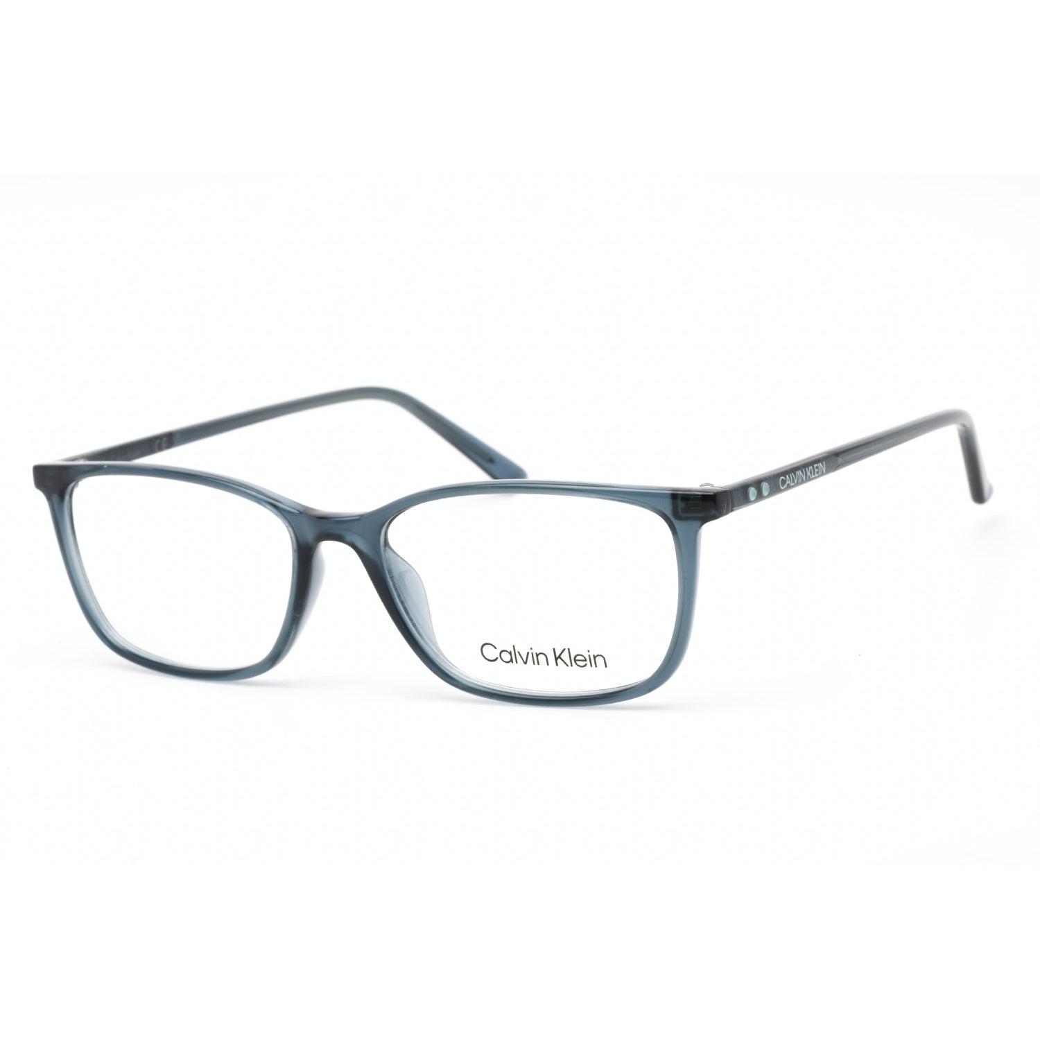 Calvin Klein Ck19512 Eyeglasses Crystal Teal / Clear Demo Lens in ...