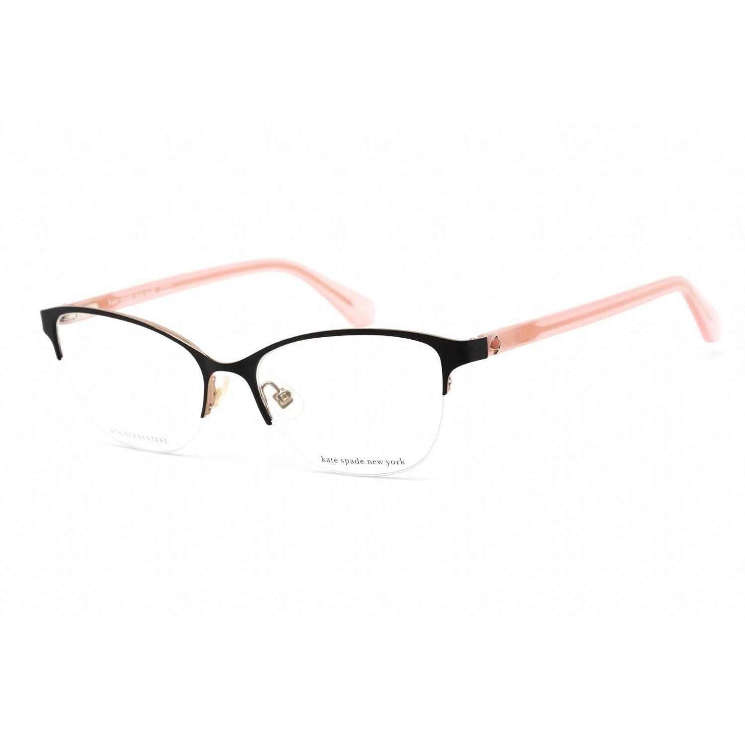 Kate Spade Adalina Eyeglasses Black Pink / Clear Demo Lens in Metallic |  Lyst UK