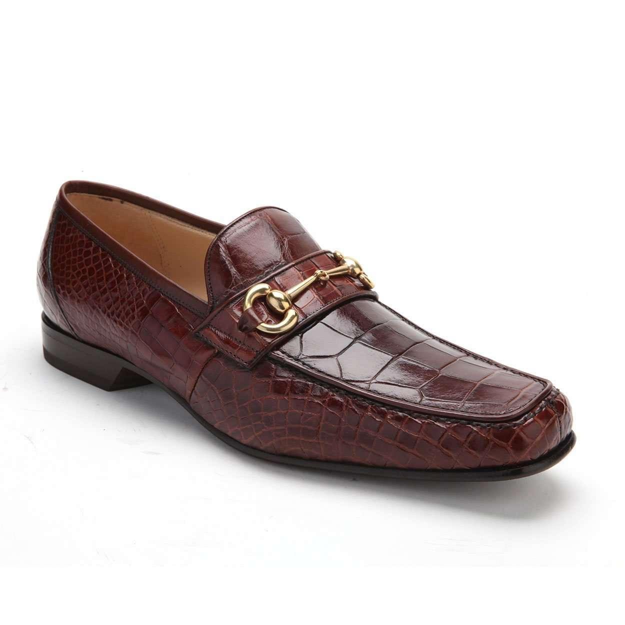 Caporicci alligator penny sales loafer