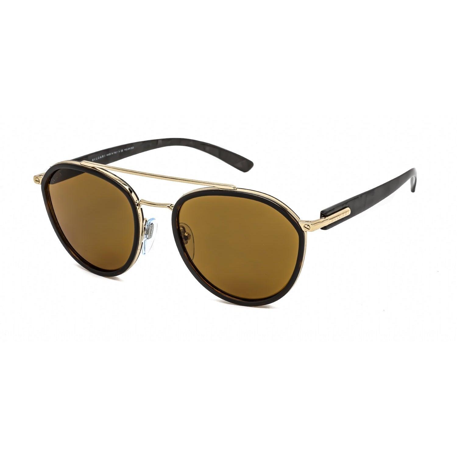 Womens Accessories Sunglasses Brown Gradient BVLGARI Bv6135 Sunglasses Pale Gold 