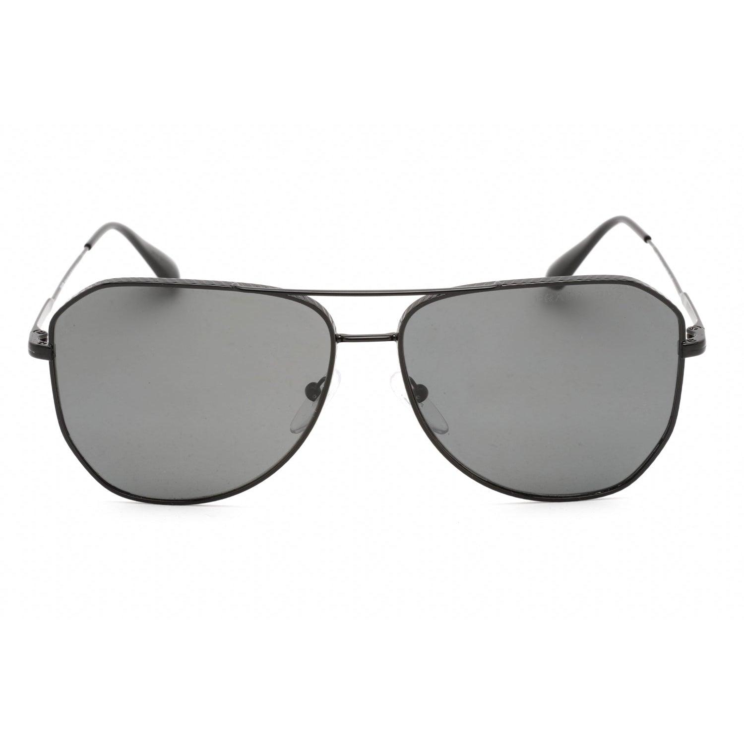 Prada 0pr 10zsf Sunglasses Baltic Marble /dark Grey Polarized in Black