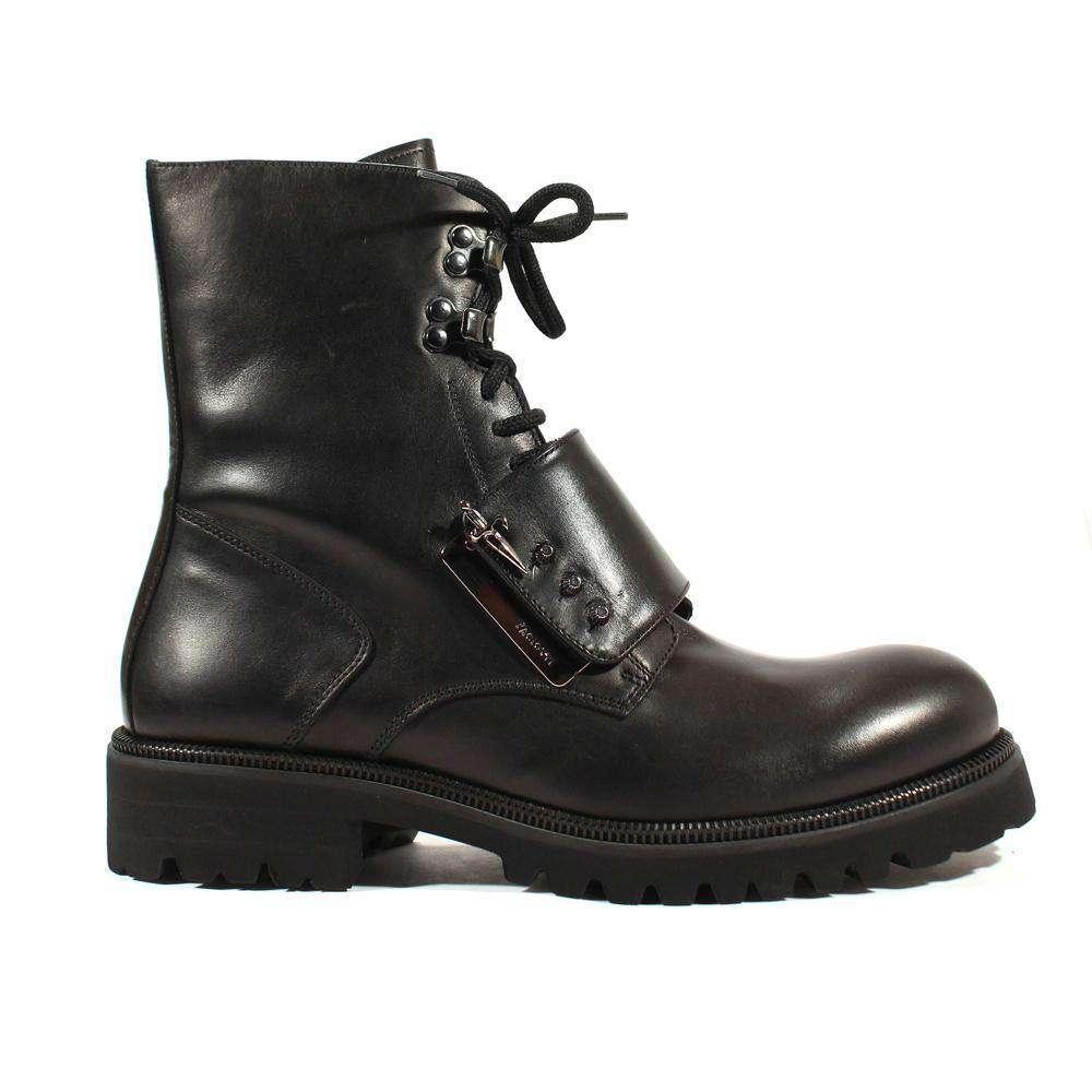 Cesare Paciotti Luxury Italian Designer Shoes Old Calf Ay Leather Boots  (cpm2566) in Black for Men | Lyst