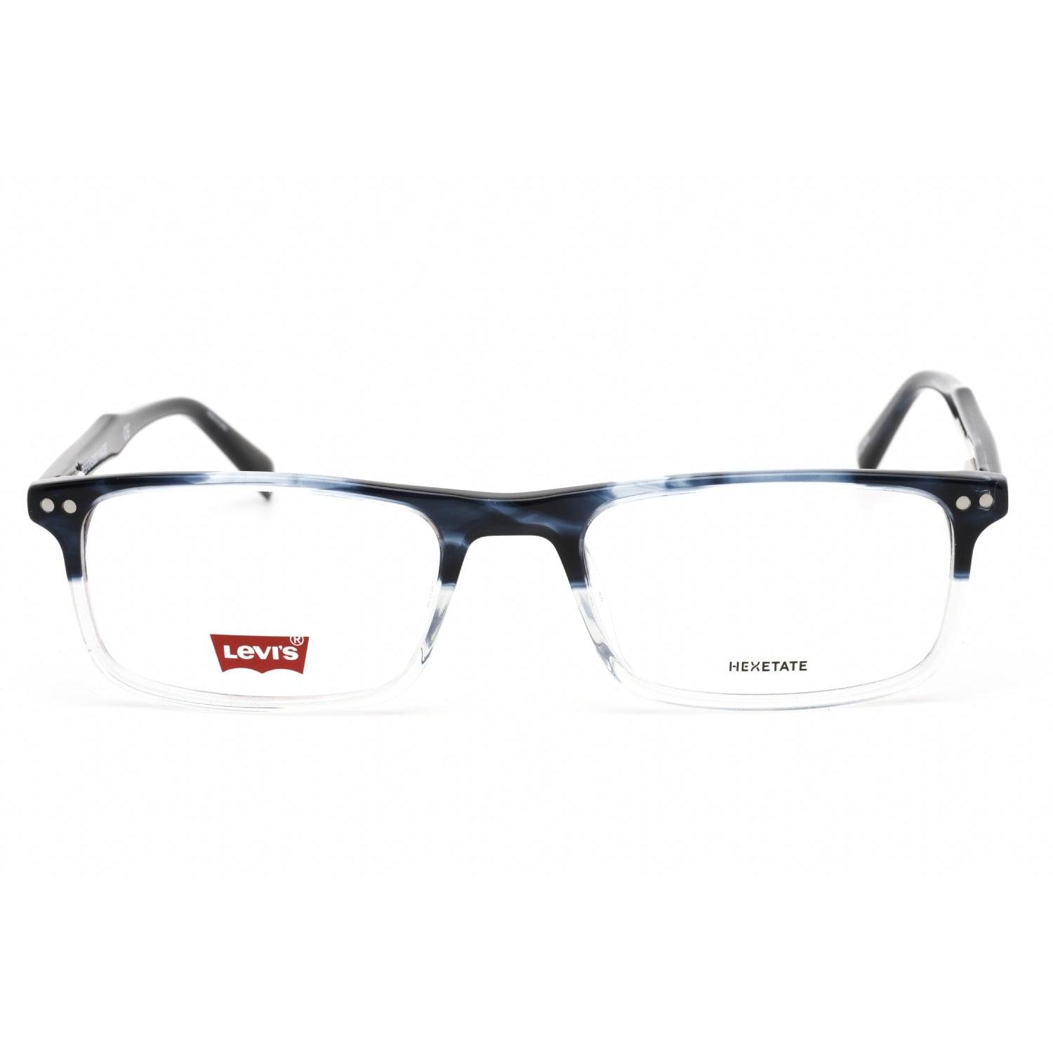 Levi's Lv 5000 Eyeglasses Black Ruthenium/clear Demo Lens in Brown
