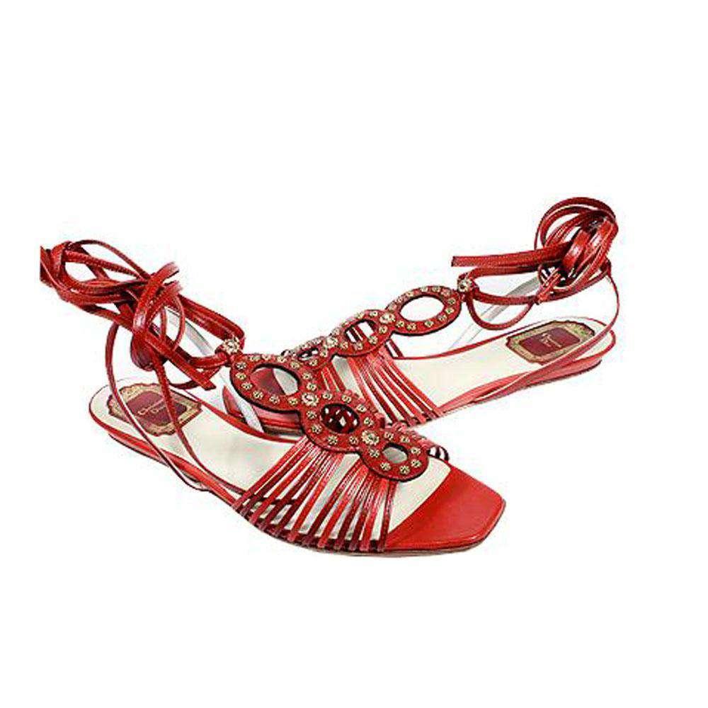 Dior Designer Shoes For Women Dior Allegria Sandal Flamenco (cdw63) in