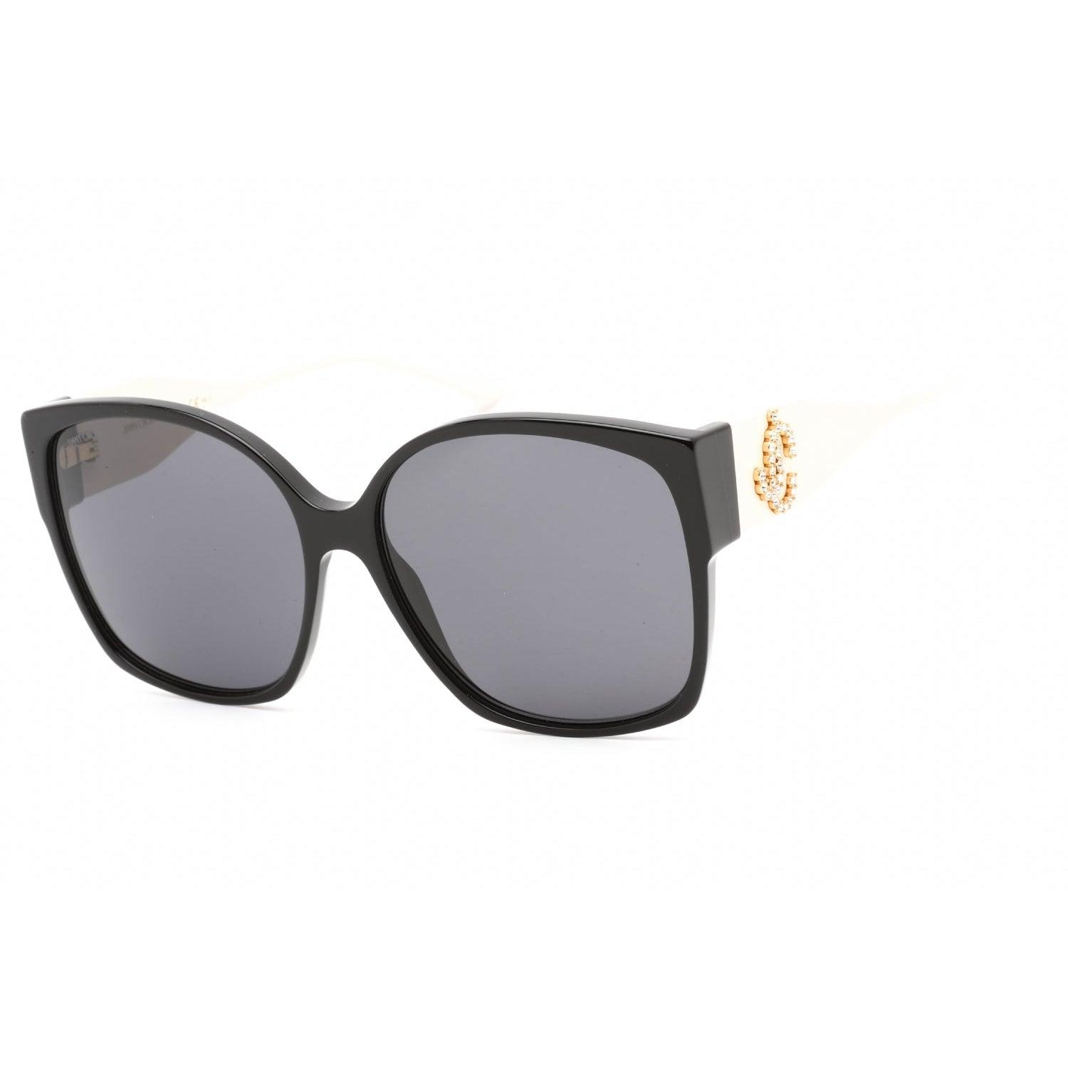 Jimmy Choo Noemi/s Sunglasses Black Ivory/grey in Gray Lyst