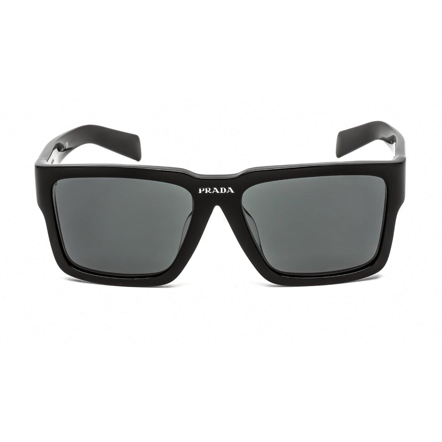 Prada 0pr 10zsf Sunglasses Baltic Marble /dark Grey Polarized in Black