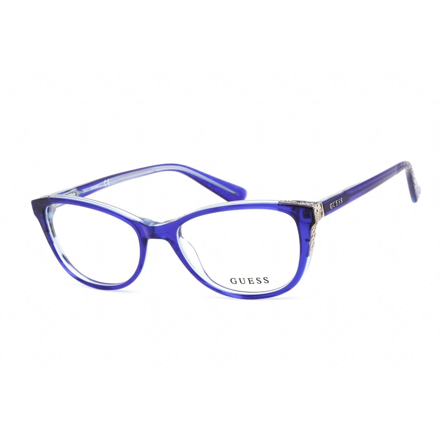 Guess Gu2589 Eyeglasses Blue / Clear Lens Lyst