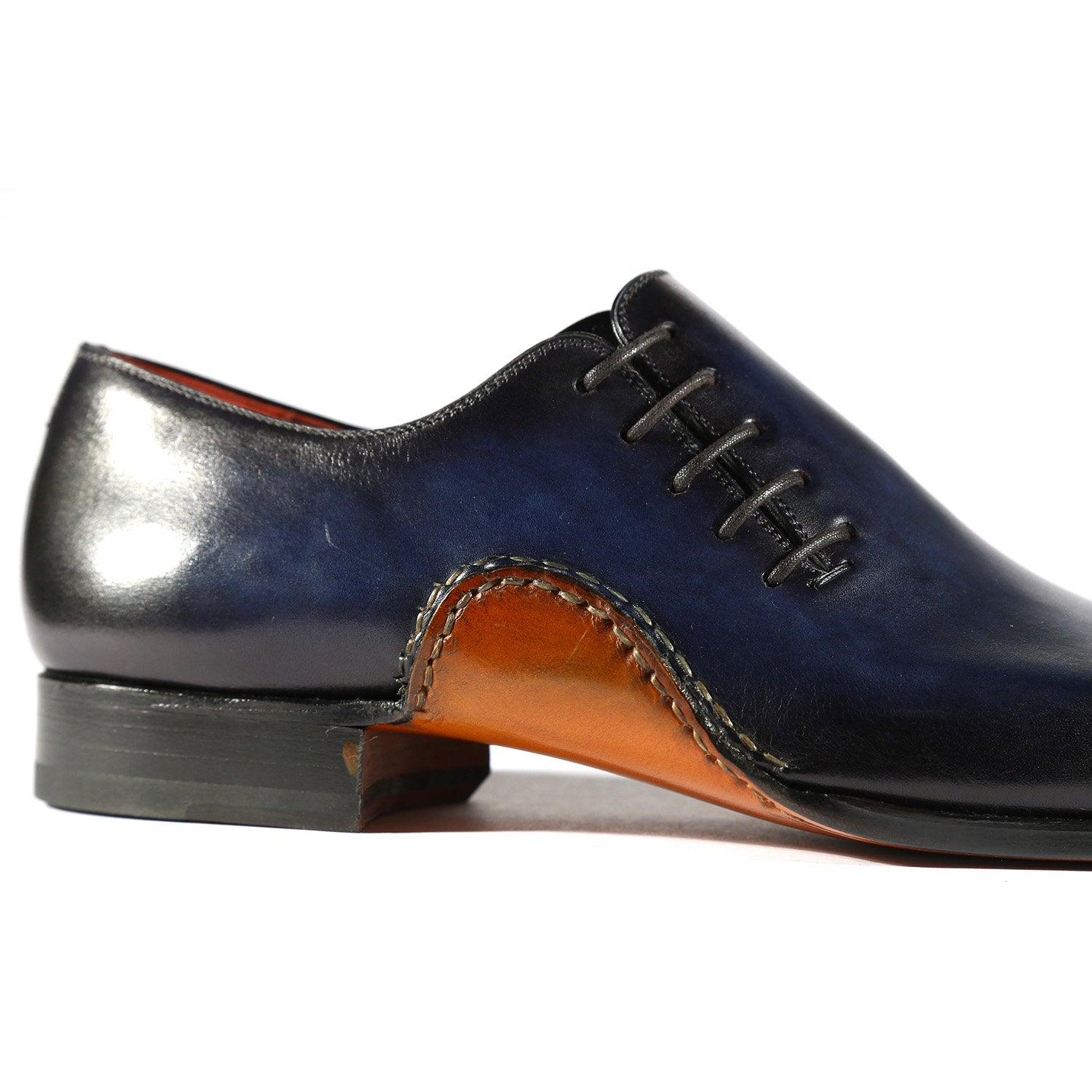 Magnanni 15024 Abrahan Shoes Wind Calf-skin Leather Whole-cut Oxfords  (mags1001) in Blue for Men | Lyst