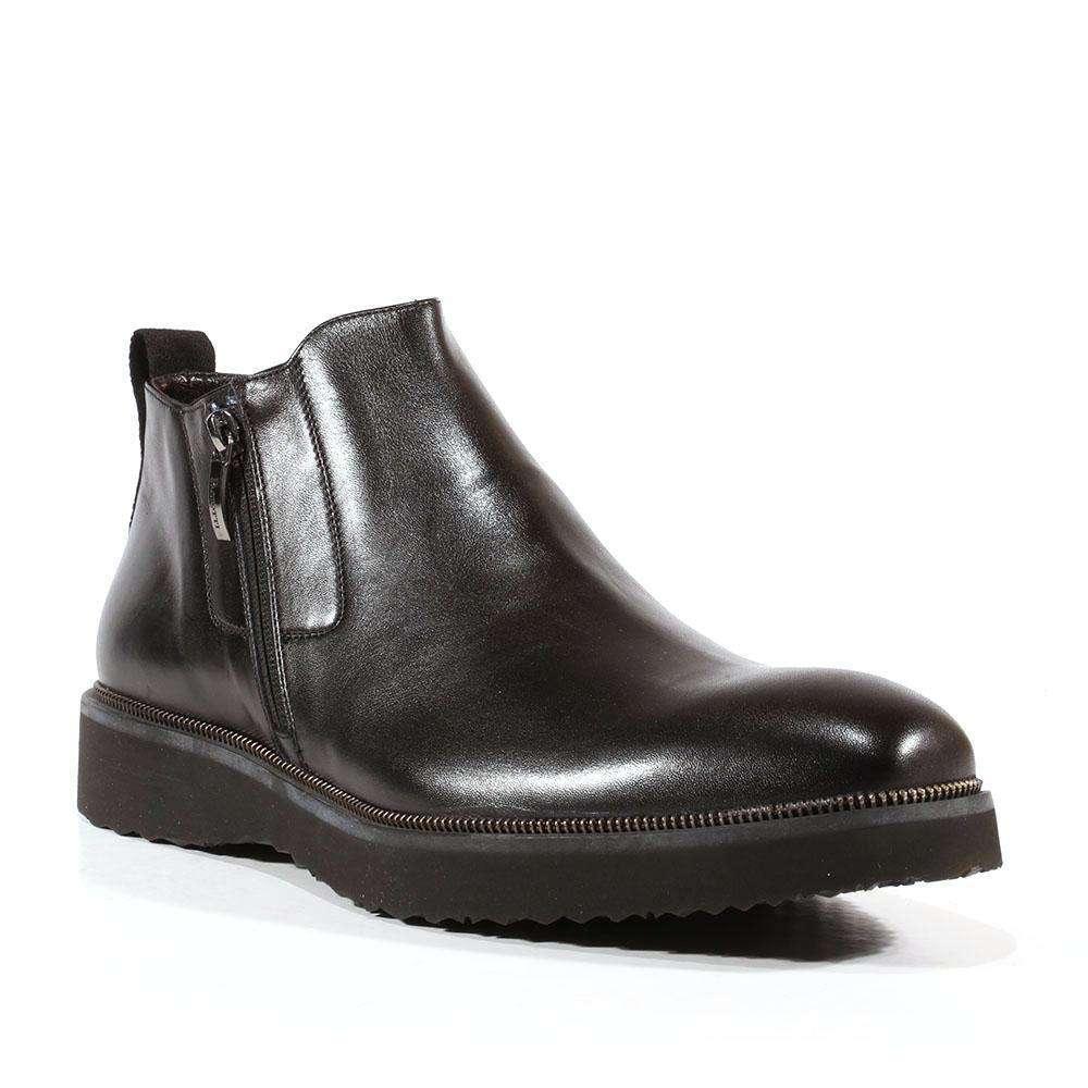 Cesare Paciotti Luxury Italian Designer Shoes Vit Mat Leather Boots  (cpm3056) in Black for Men | Lyst