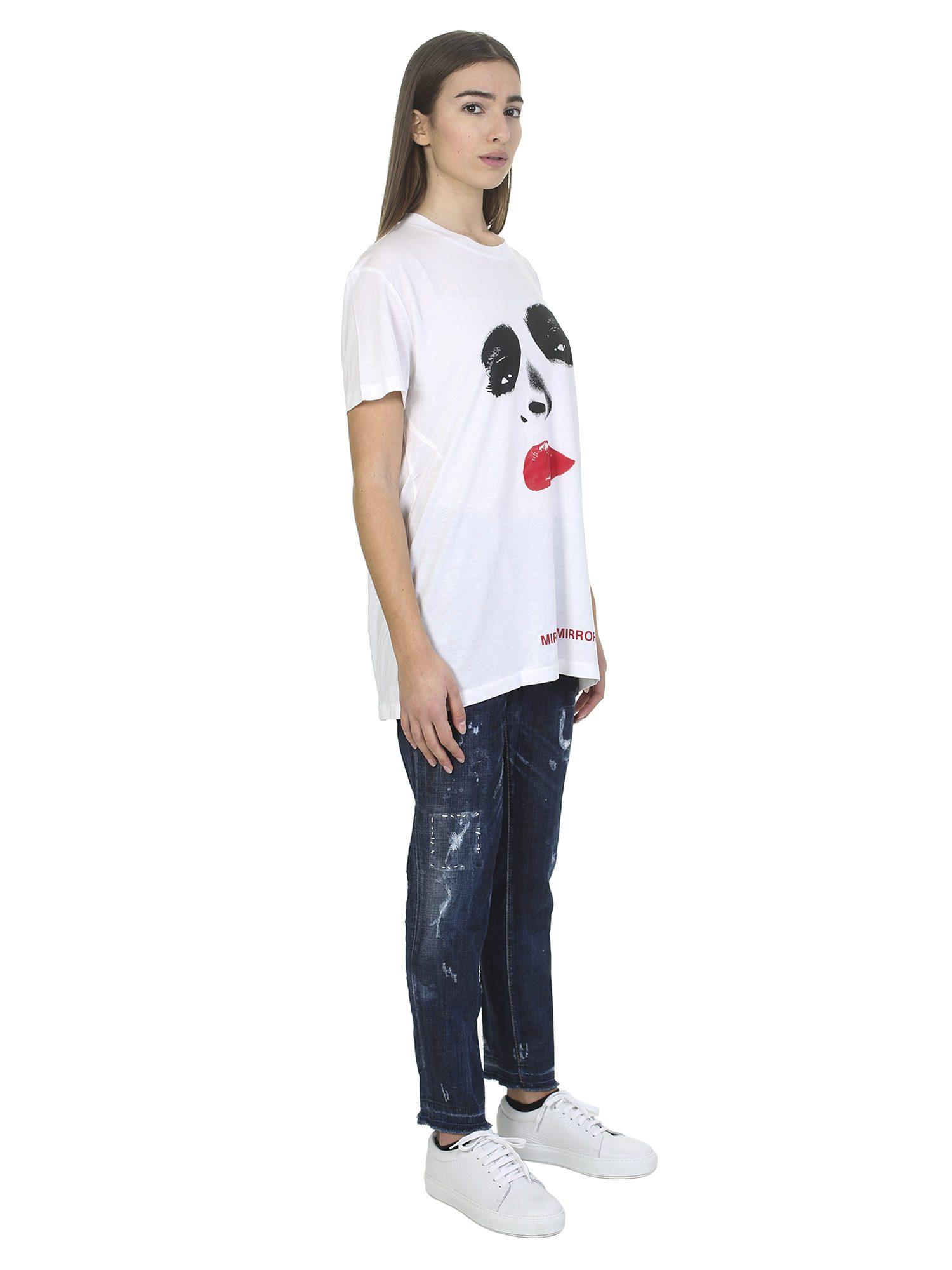 off white mirror mirror t shirt