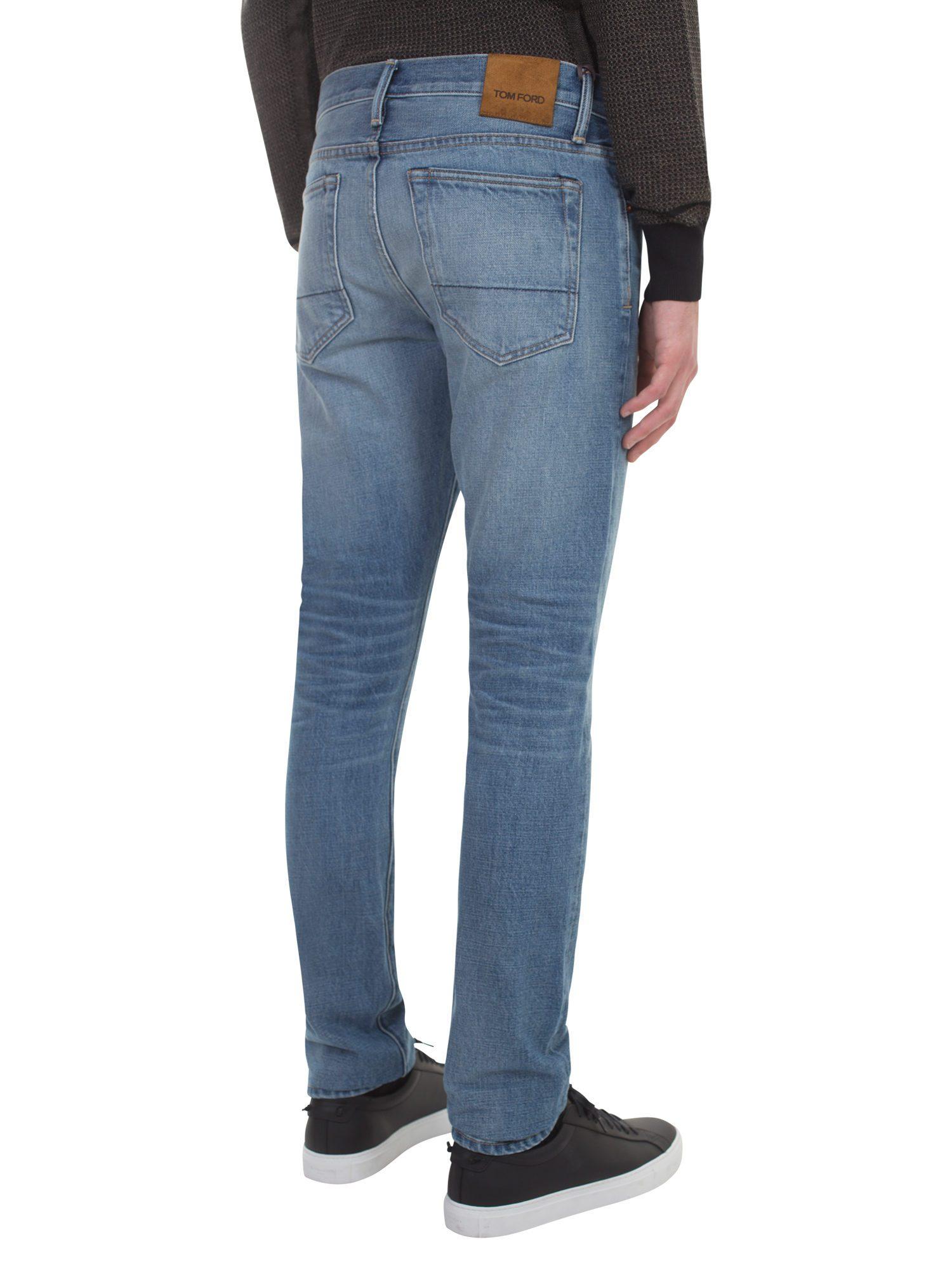Tom Ford Light Blue Denim Jeans for Men - Lyst