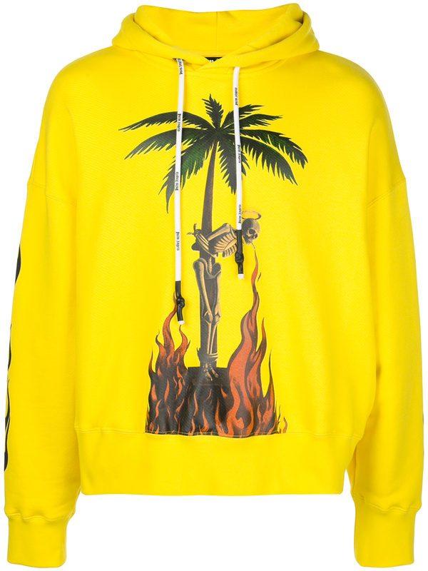 palm angels hat yellow