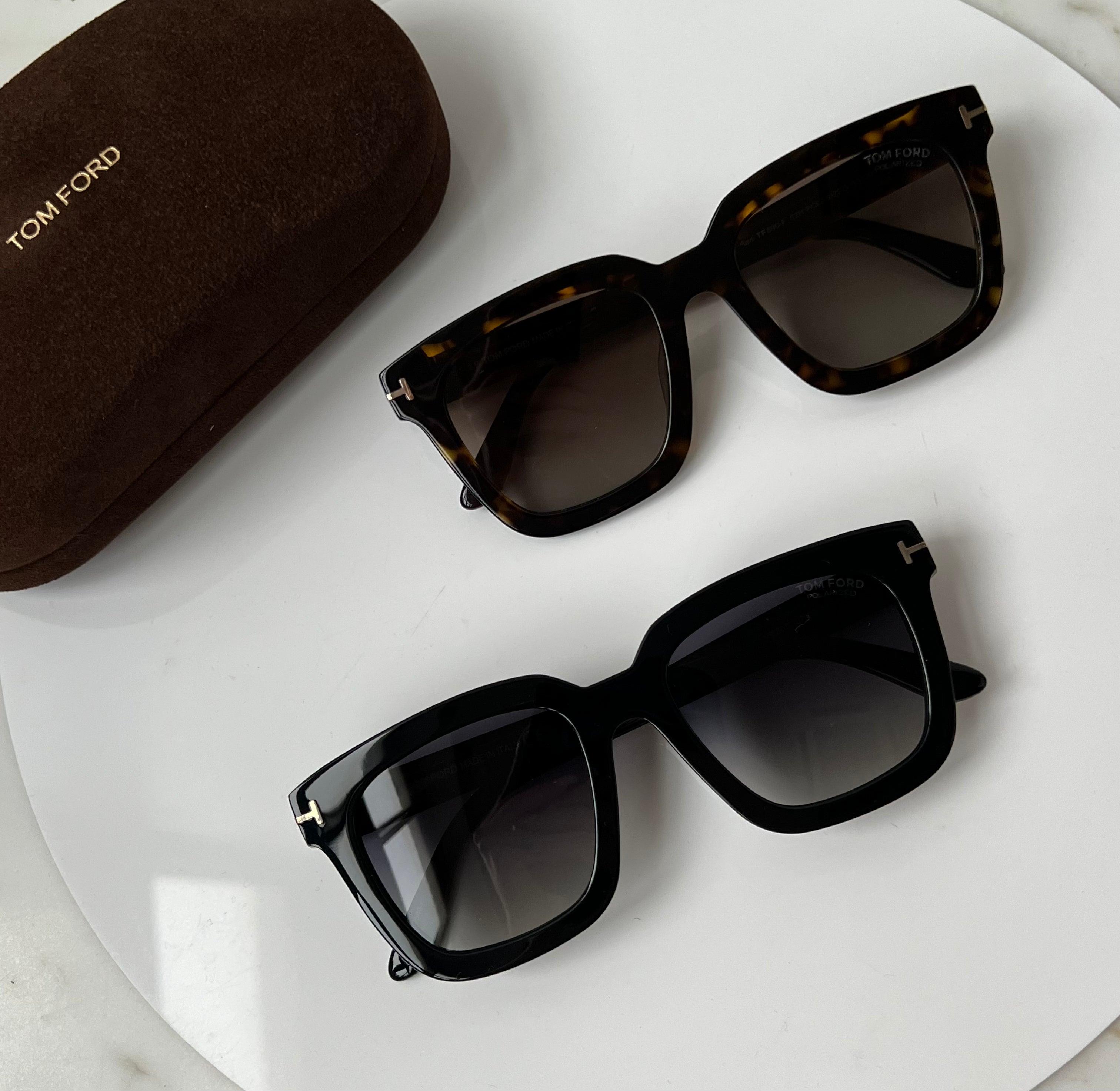 Tom Ford Sari Ft0690 Brown Polarized Sunglasses in Black | Lyst