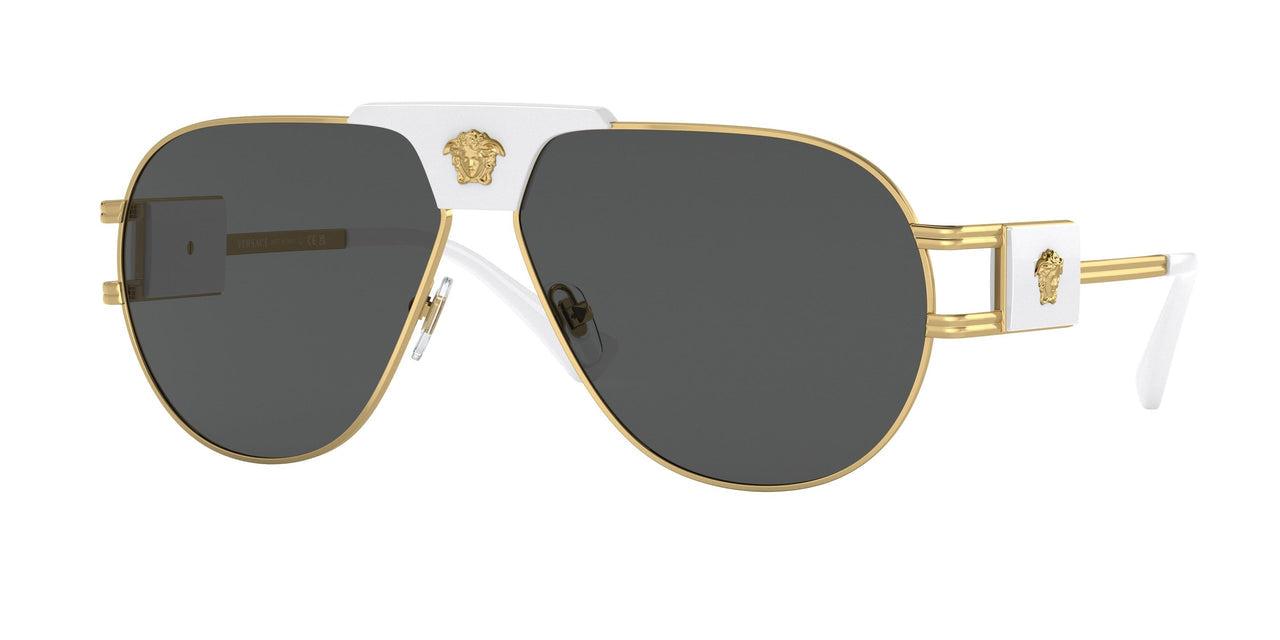 Versace Ve2252 Medusa Aviator Sunglasses in Black Lyst
