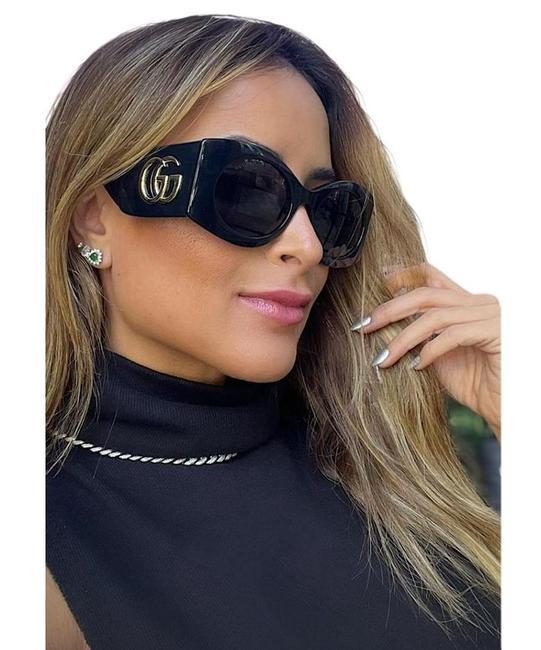 Gucci GG0810S Thick Rim Rectangle Quilted Sunglasses In Brown Lyst |  lupon.gov.ph