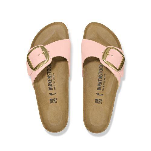 Birkenstock Soft Madrid Big Buckle One Strap Sandal in Pink Lyst UK