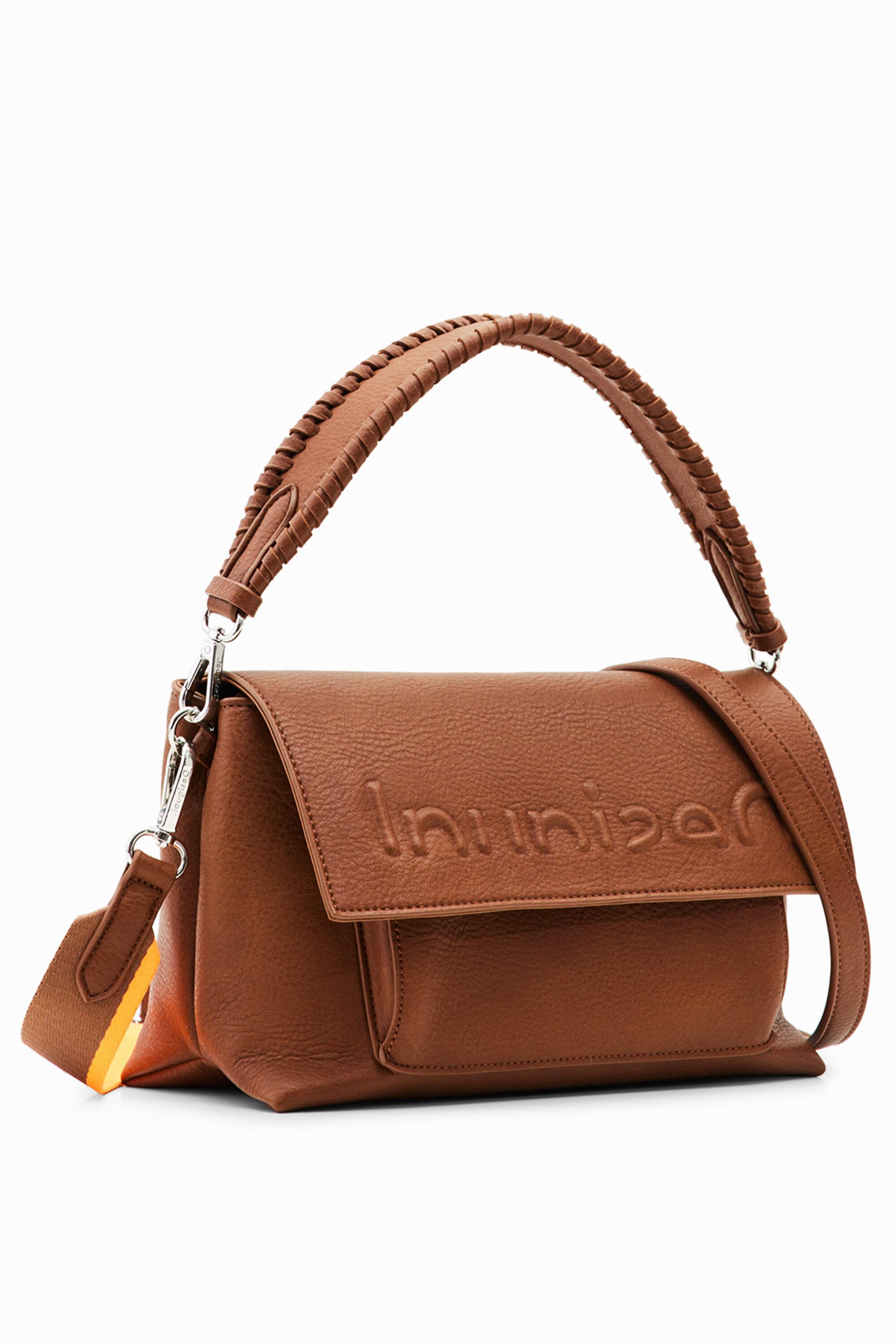 Desigual Midsize Half Logo Crossbody Bag in Brown Lyst UK