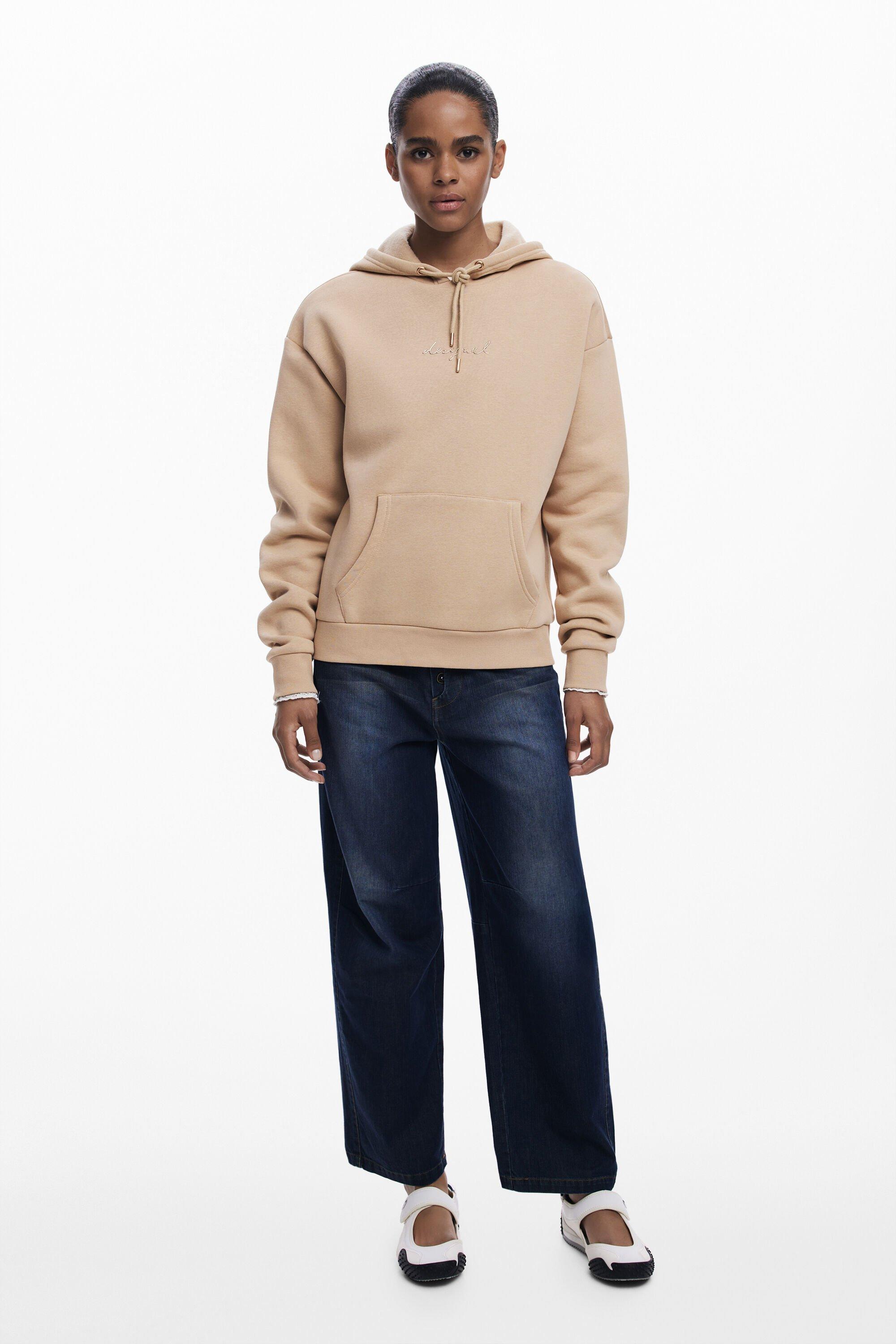 Felpa Desigual JERS_Tampere Donna - Viscosa, Poliammide E Lino, Collo Tondo, Manica Lunga - Foto 2