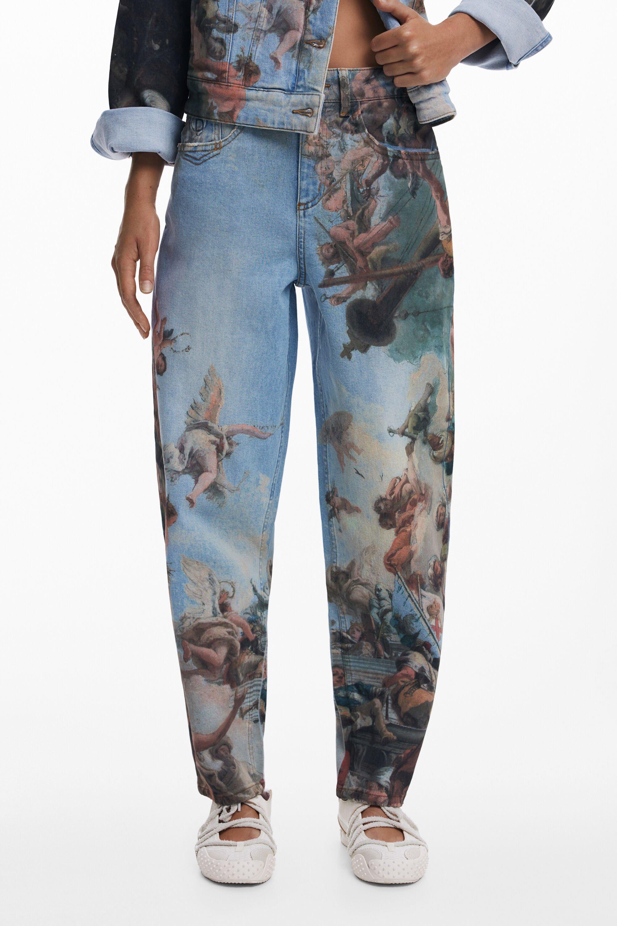 Vaqueros Flare Pantalones Vaqueros De Desigual Vaqueros De Pernera