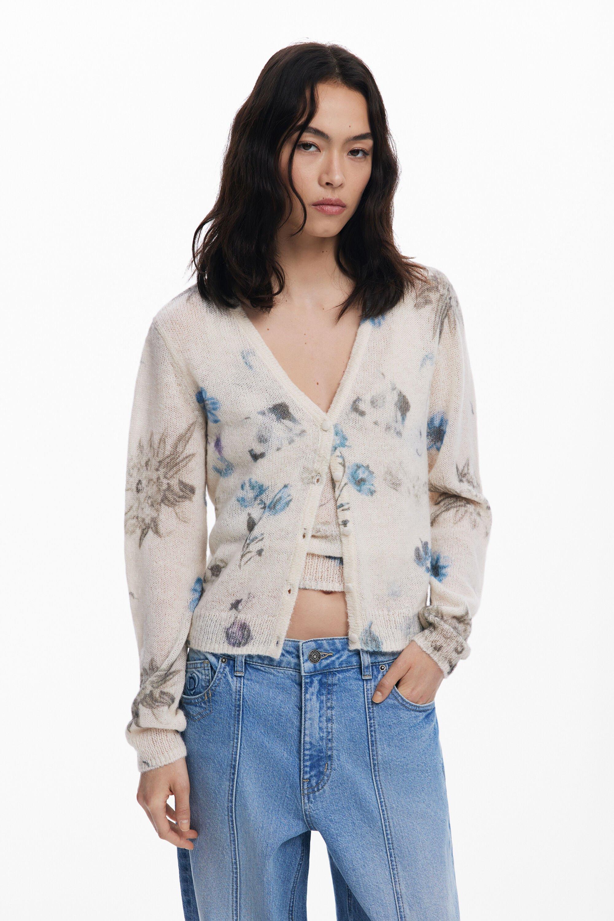 Pull Desigual Femme Pull Desigual Pour Femme - Tricot Plat épais, Style Durable Et Confortable Sweat-shirt Casual Style
