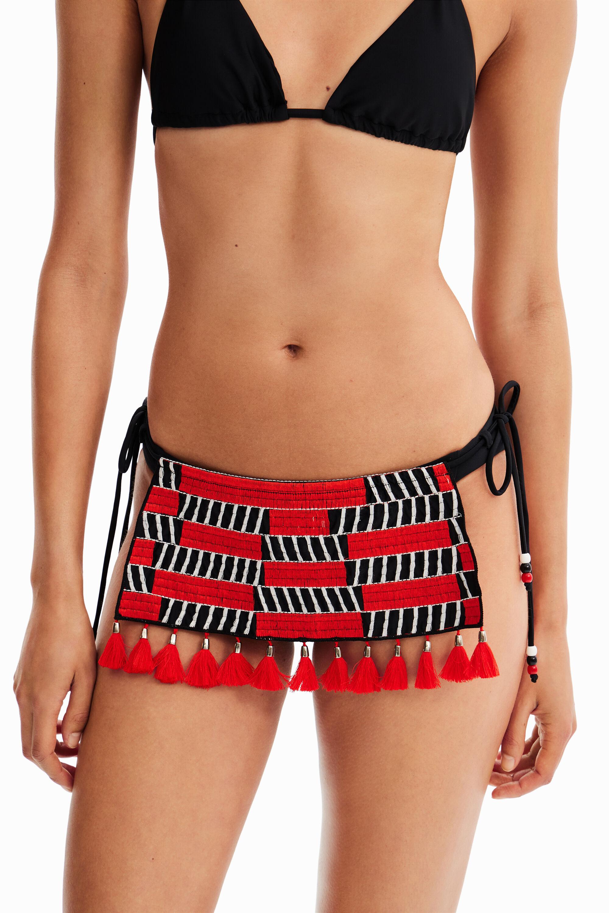 Desigual Stella Jean Bikini Bottoms in Red | Lyst