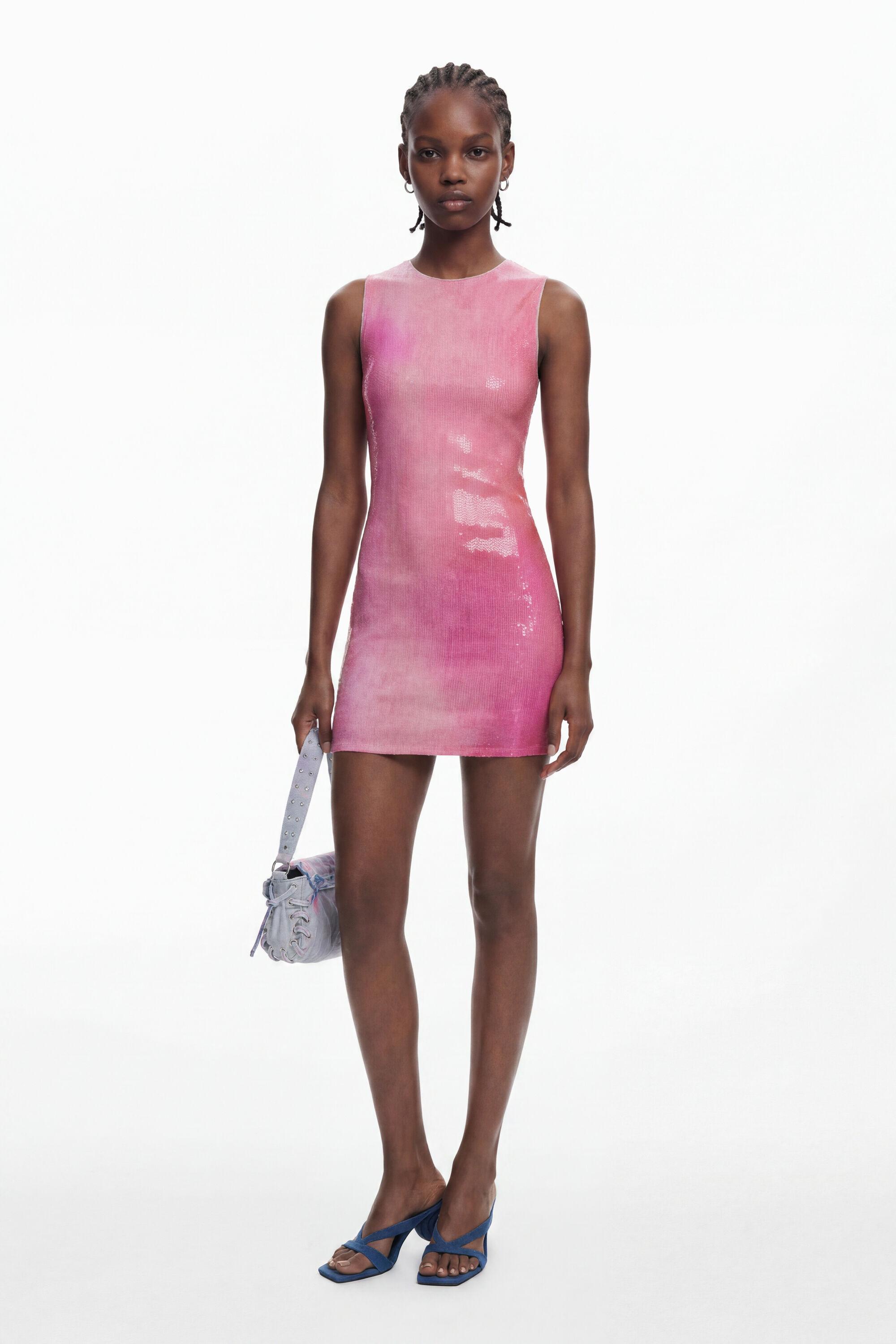 desigual cocktail dress Desigual, Sleeveless printed dress, Women, Viscose, XL