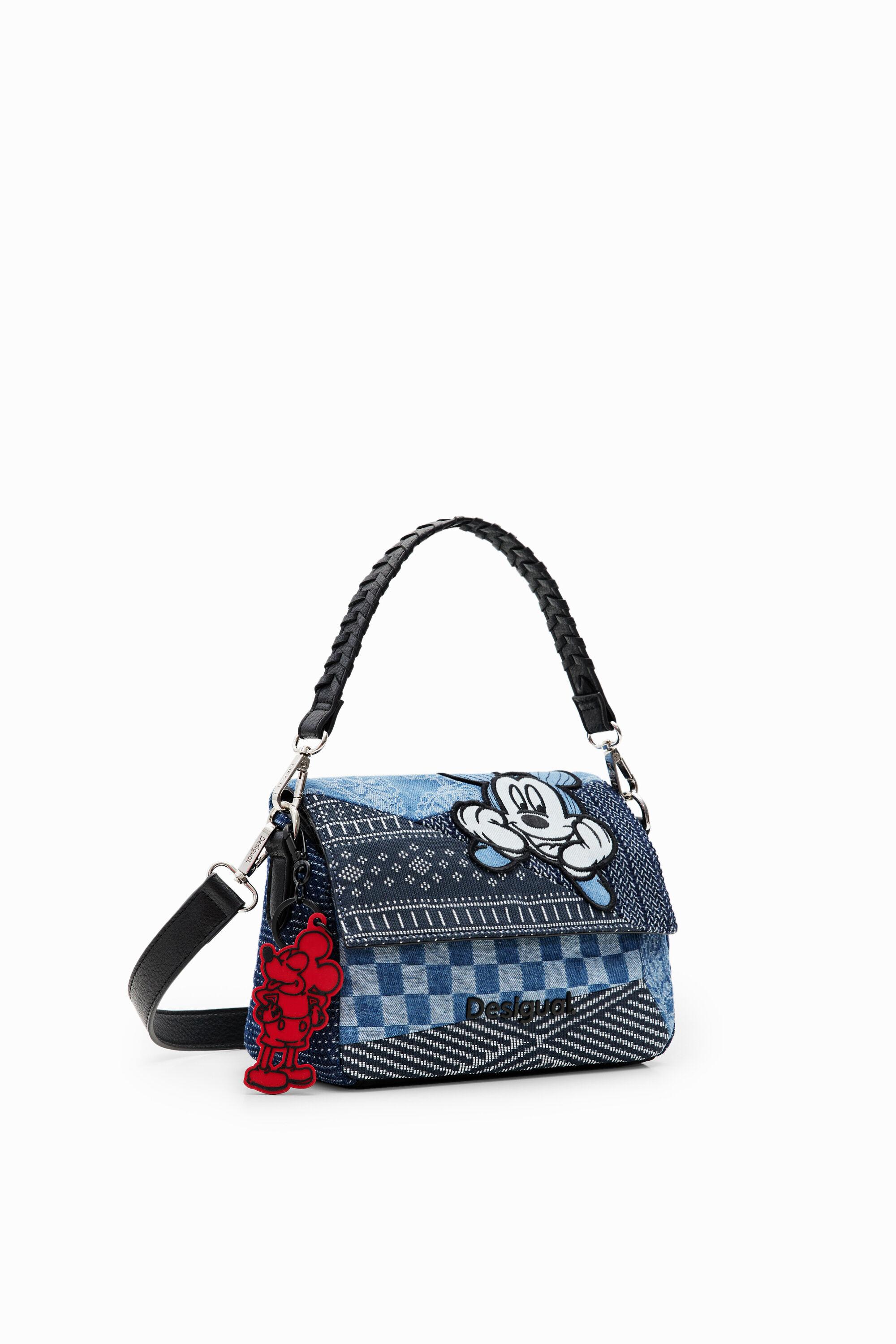 Desigual Small Mickey Mouse Denim Bag in Blue | Lyst