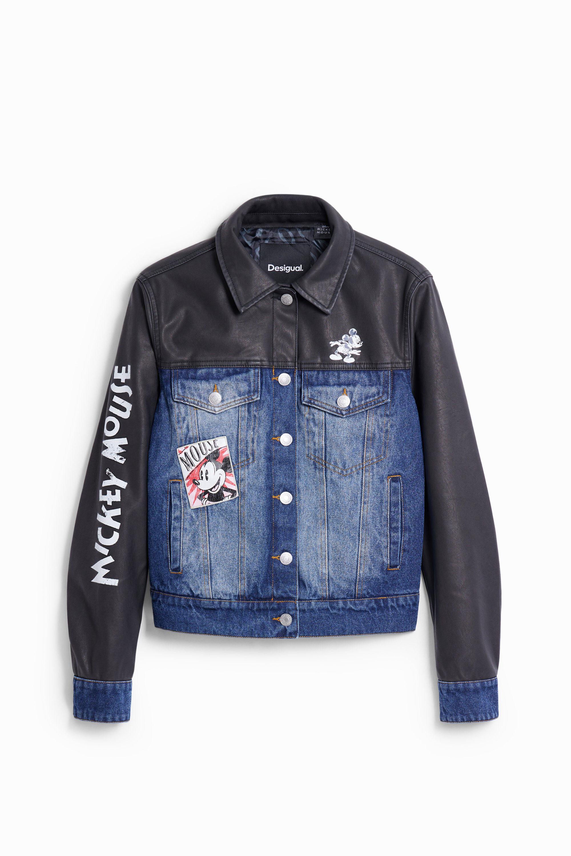 Mickey Mouse Desigual Jeansjacken Mickey Mouse Giacca Jeans