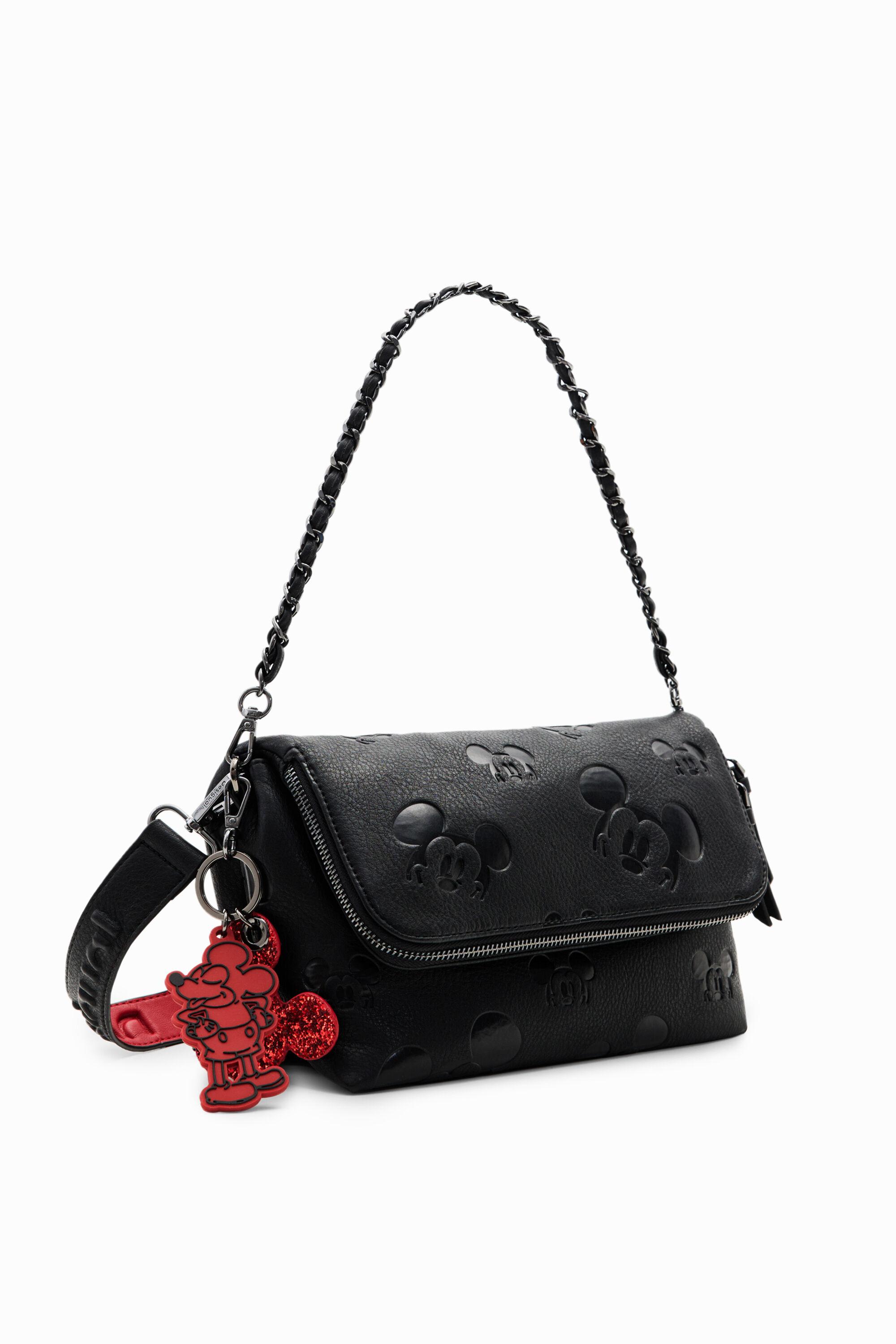 Desigual Small Mickey Mouse Denim Bag in Blue