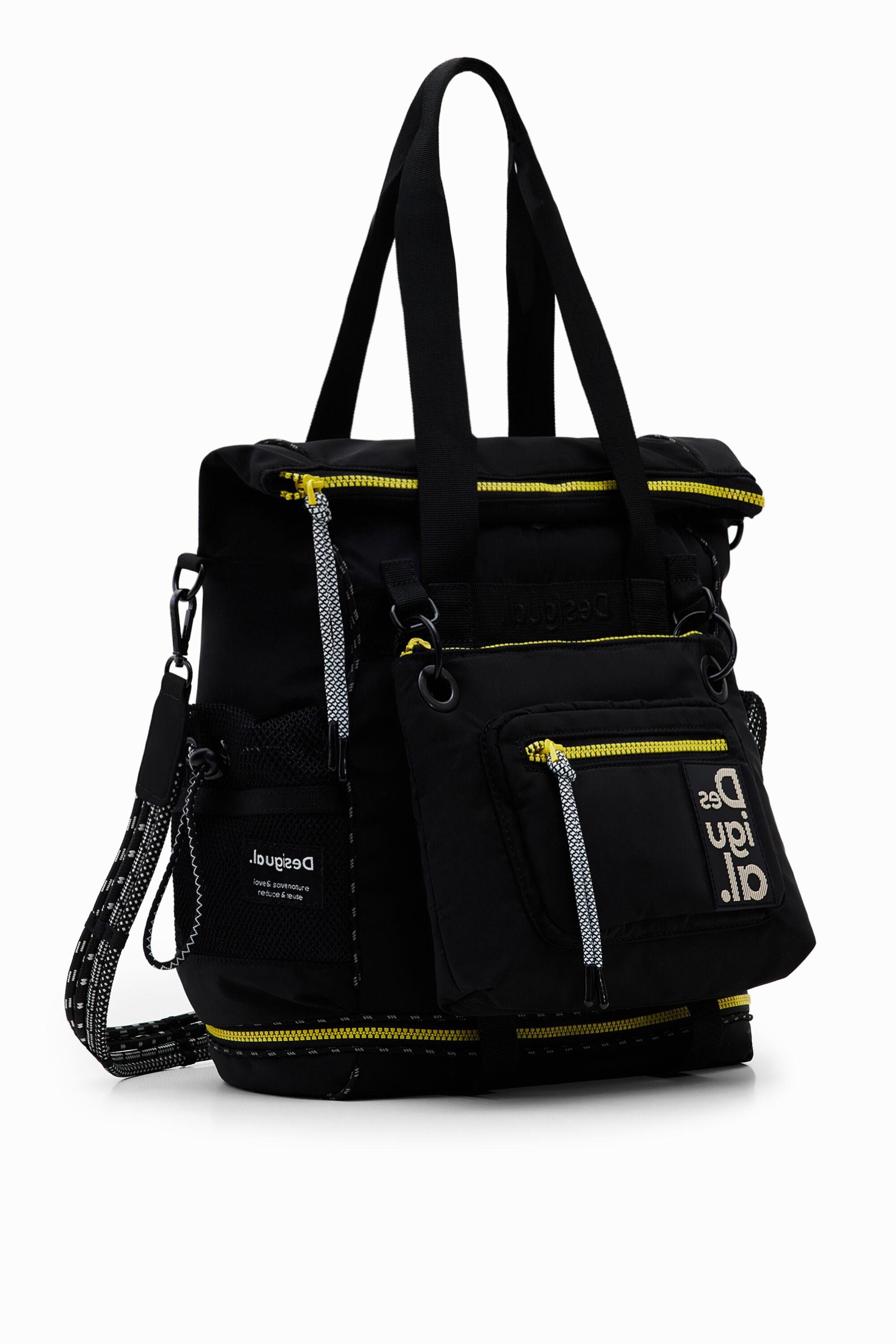 Multi-position Backpack With Drawstrings