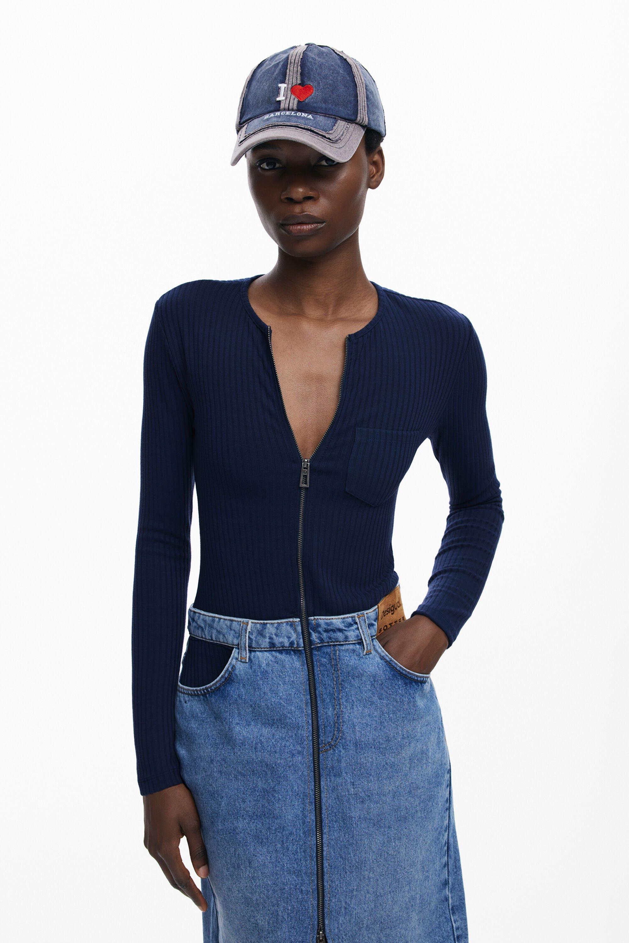 Chapeau Femme Desigual Bleu Marine – Hiver – Neuf Avec étiquettes – One Size