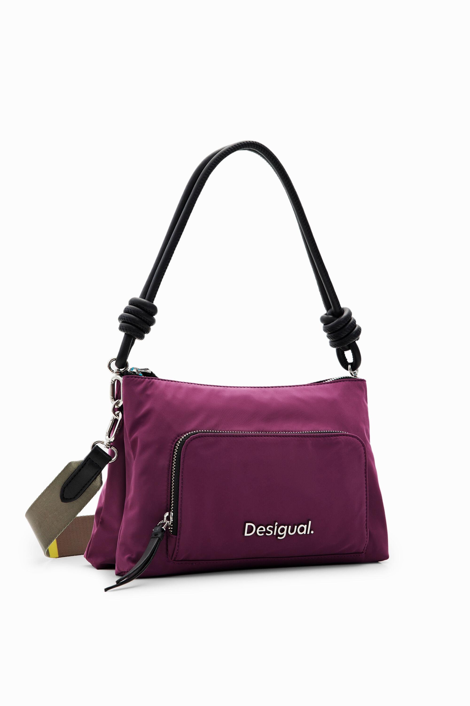 Desigual Midsize Plain Crossbody Bag in Purple | Lyst
