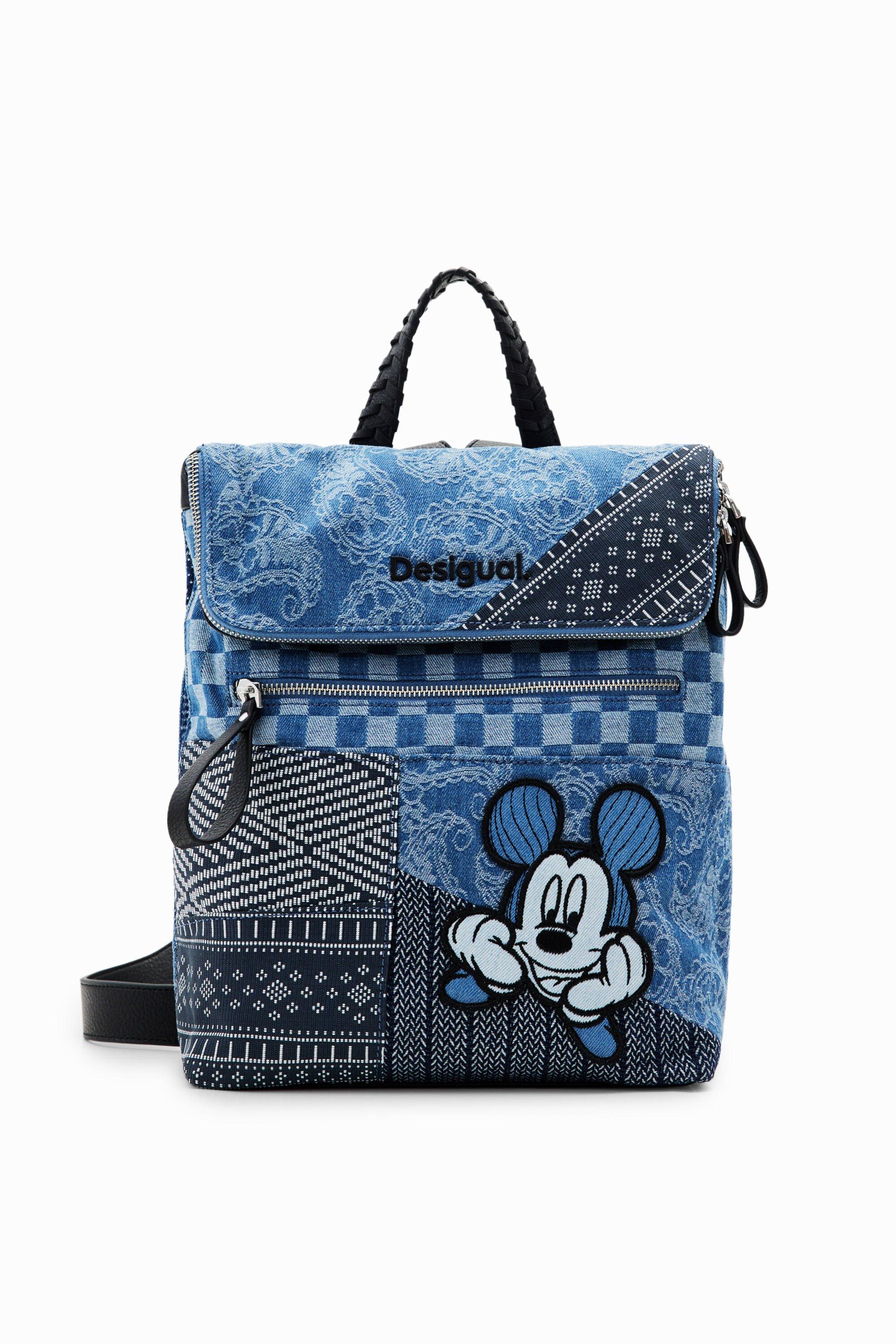Desigual Midsize Denim Mickey Mouse Backpack in Blue | Lyst