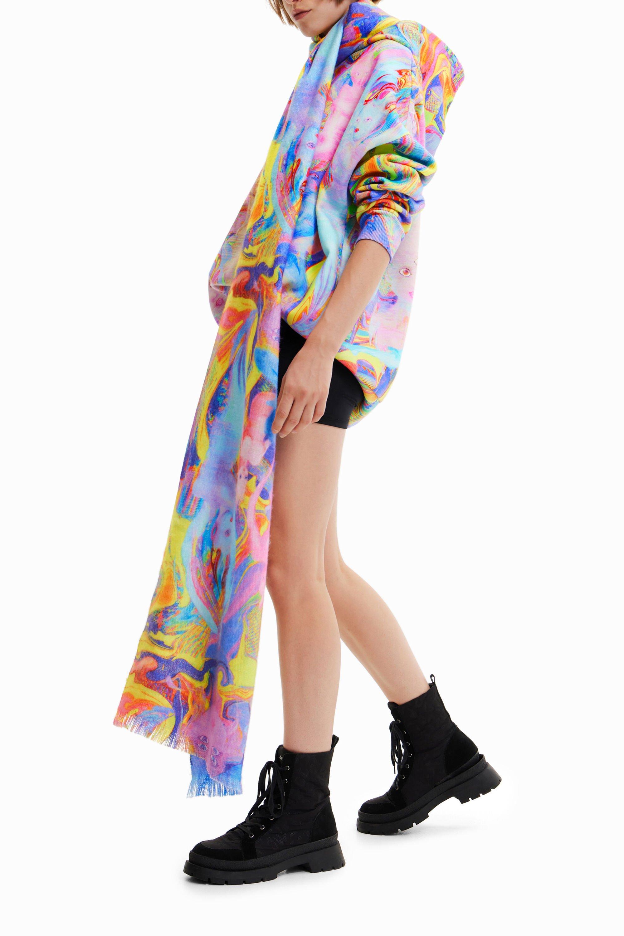 Desigual María Escoté Oversize Spirits Hoodie, Cotton | Lyst UK