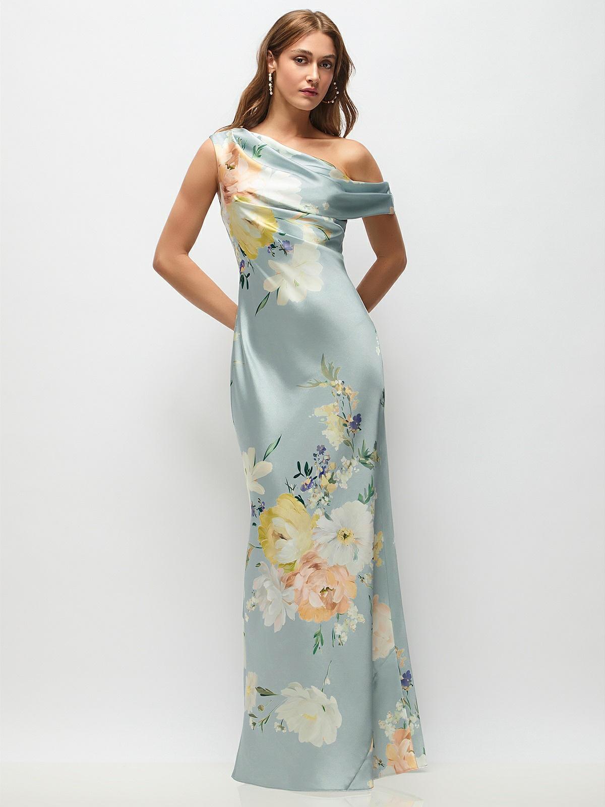chinese dress ladies Petal and Pup Kleo One Shoulder Maxi Dress